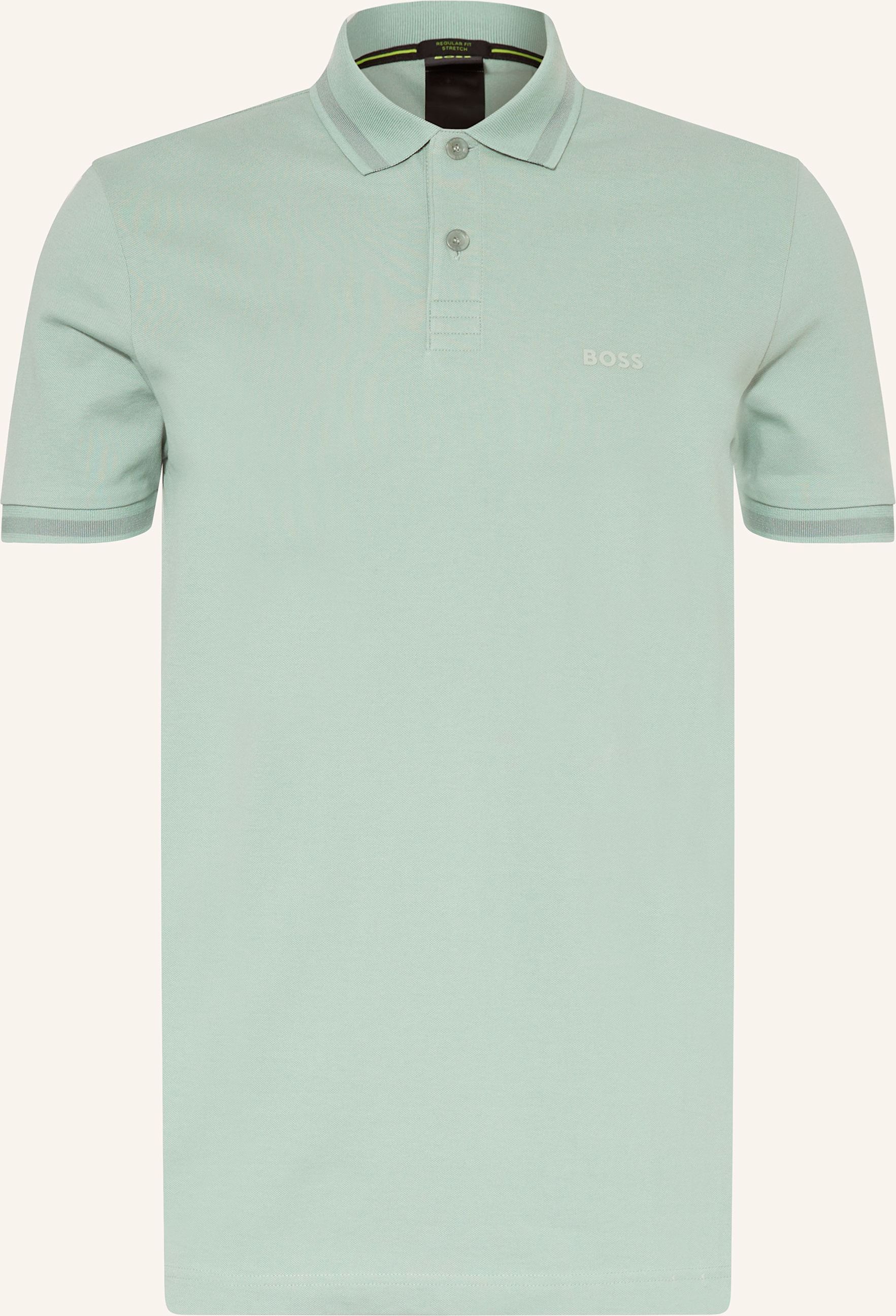 Boss Piqué-Poloshirt Pio Regular Fit gruen