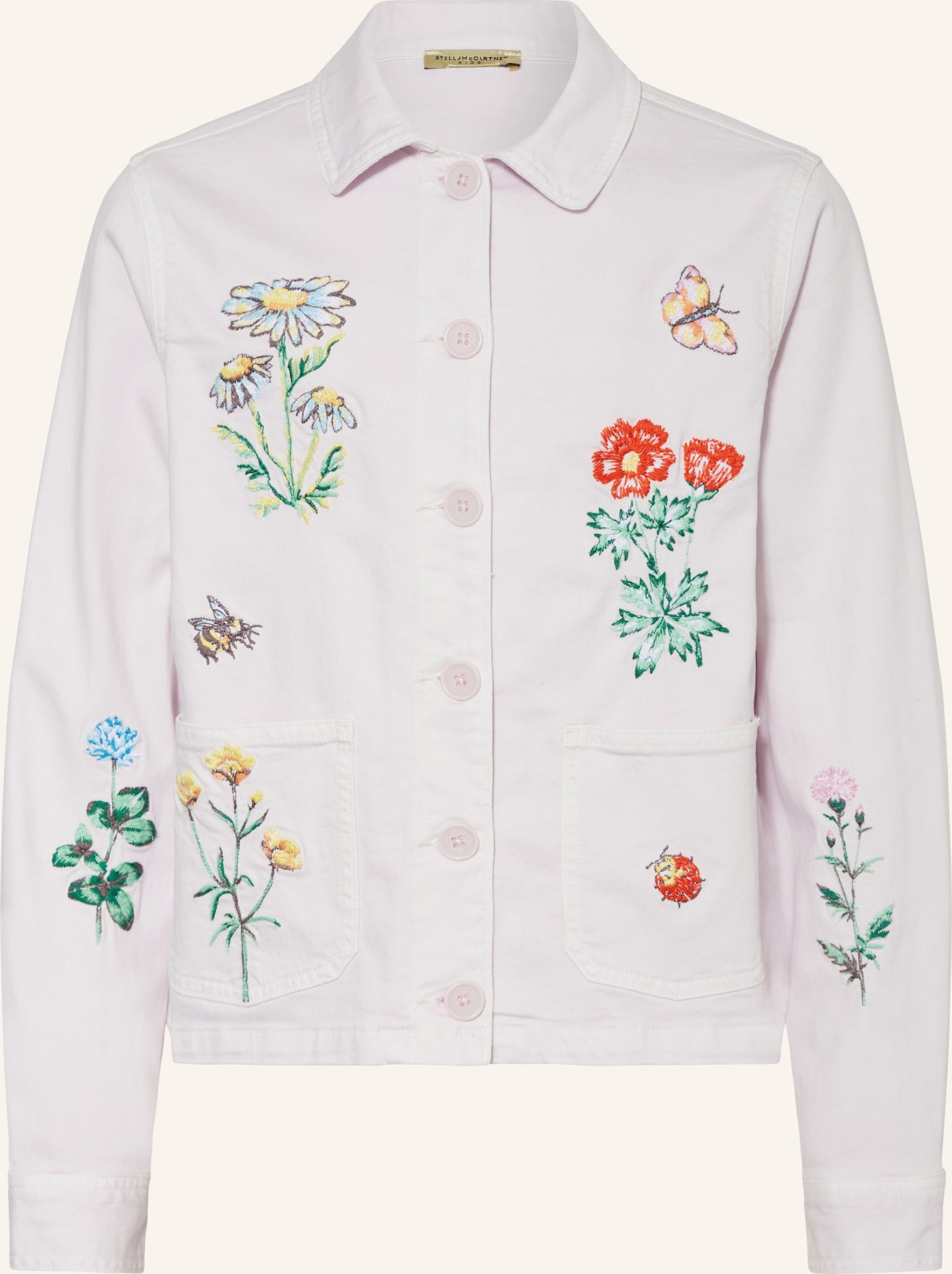 Stella Mccartney Kids Jeansjacke lila