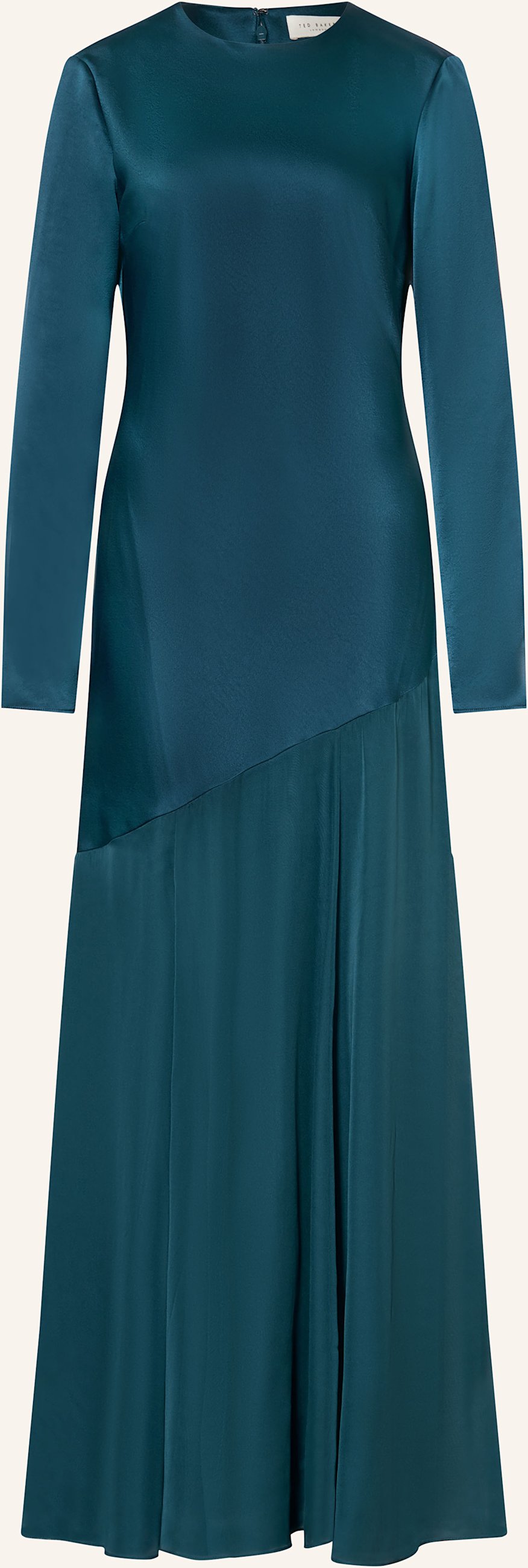 Ted Baker Kleid Shkyel Im Materialmix blau