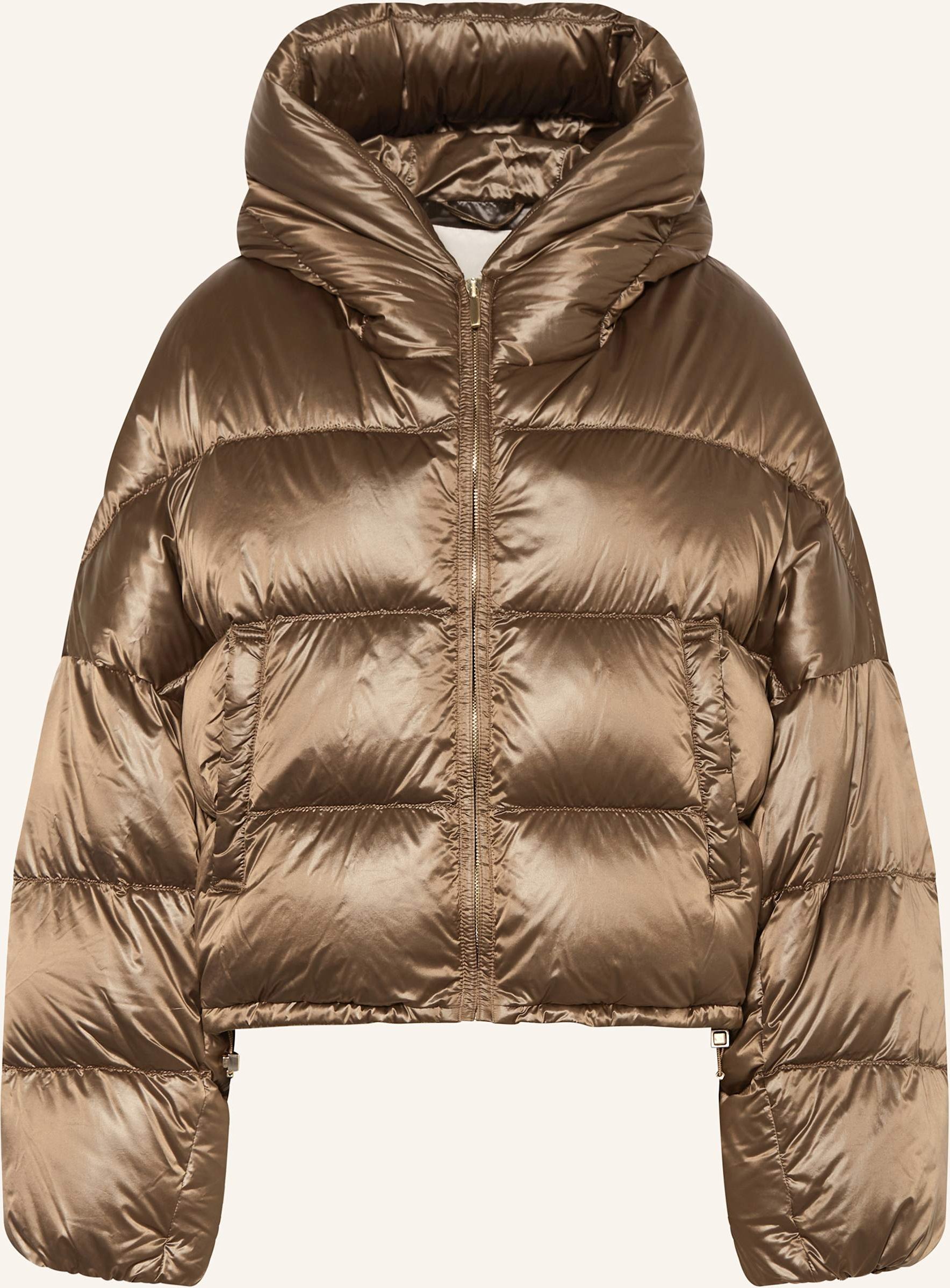 Thumbnail - Max Mara The Cube Daunenjacke Spaceca braun