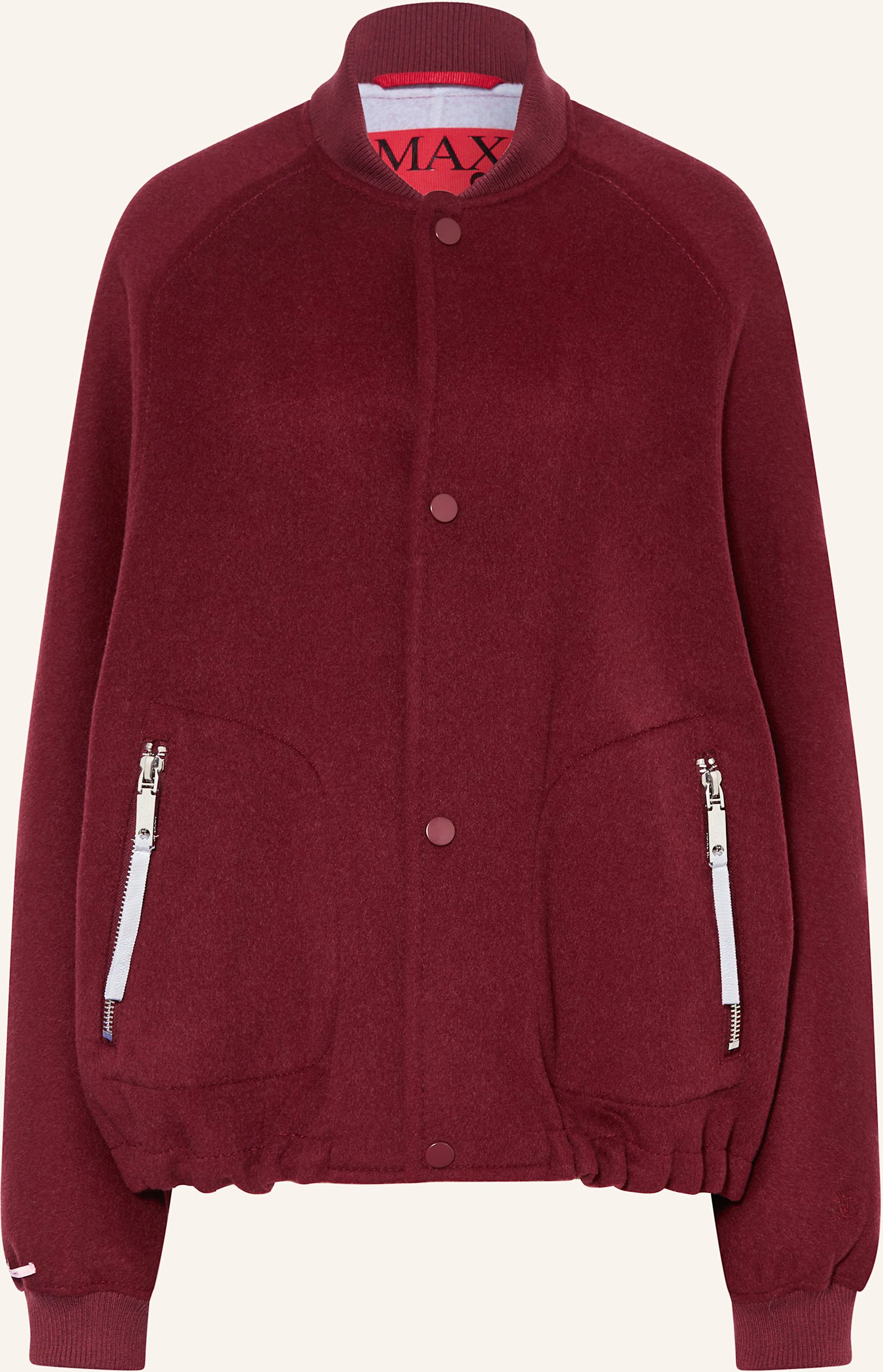 Max & Co. Blouson Estonia Aus Wolle rot