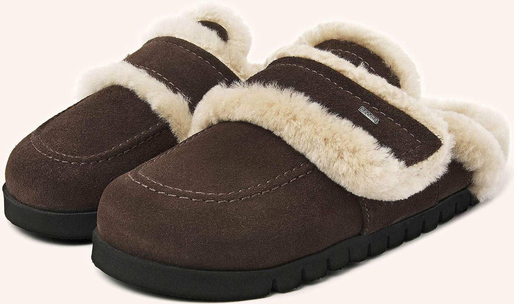 Nubikk Hausschuhe Teddy Fur braun