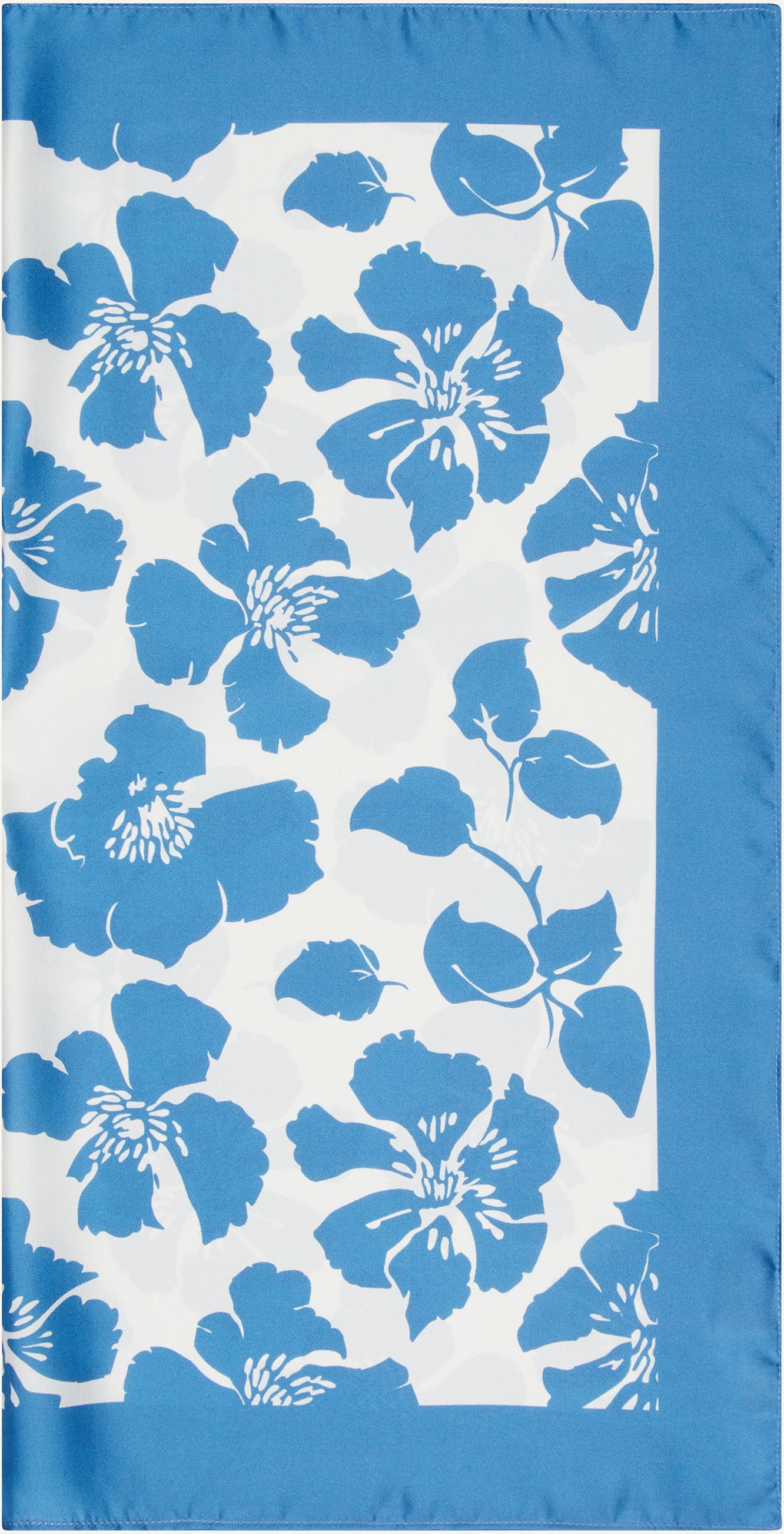 Olymp Seidentuch blau