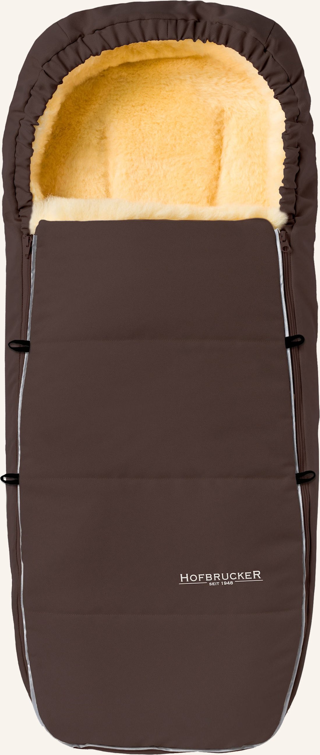 Hofbrucker Fußsack Alaska braun