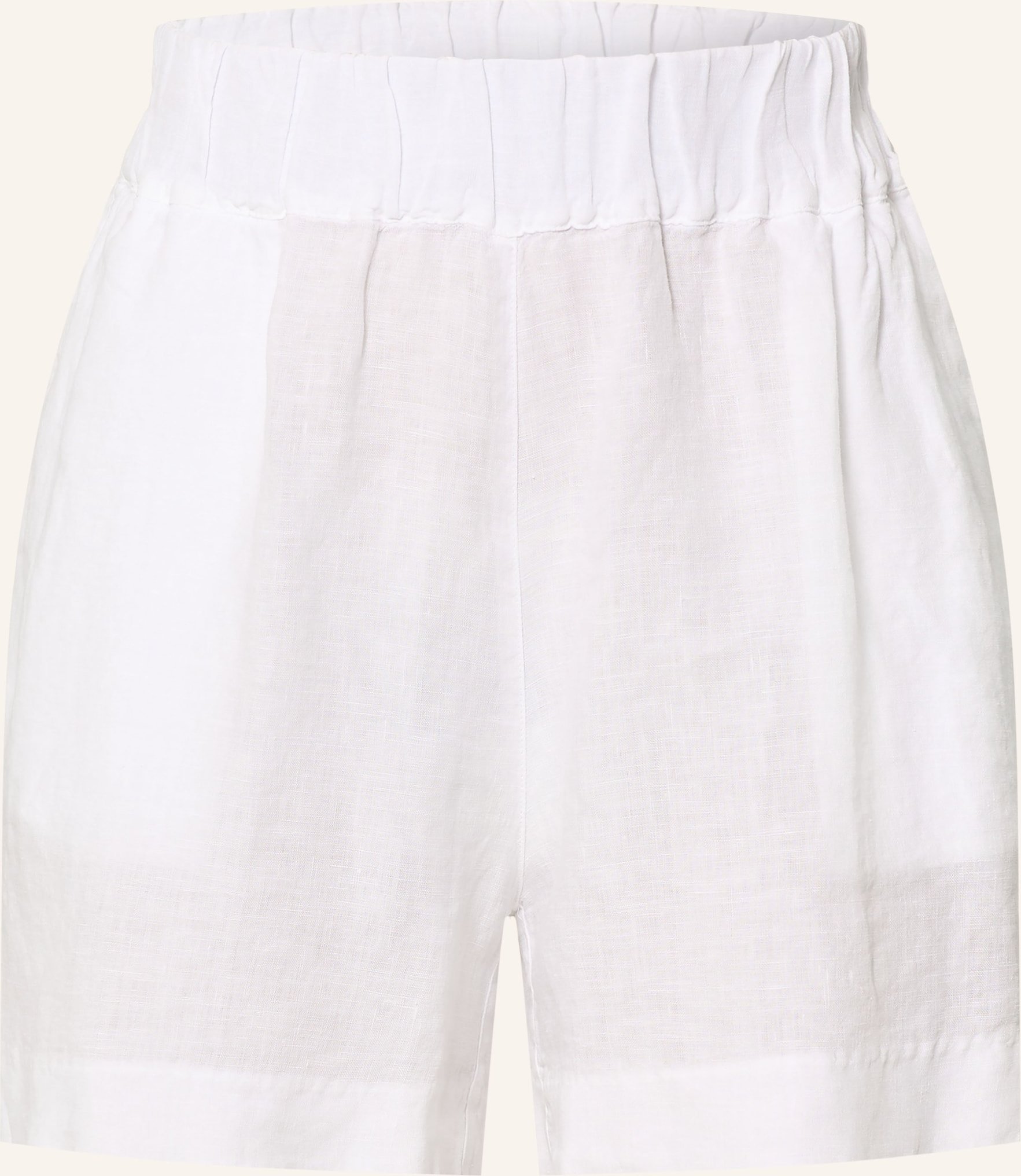 120%Lino Leinenshorts weiss