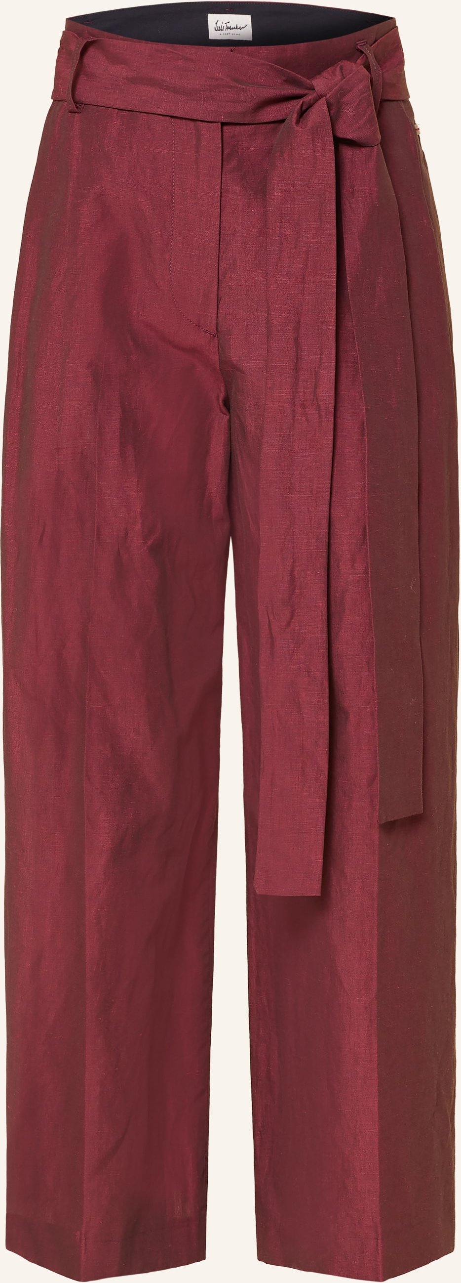 Luis Trenker Culotte Lulolita Mit Leinen rot