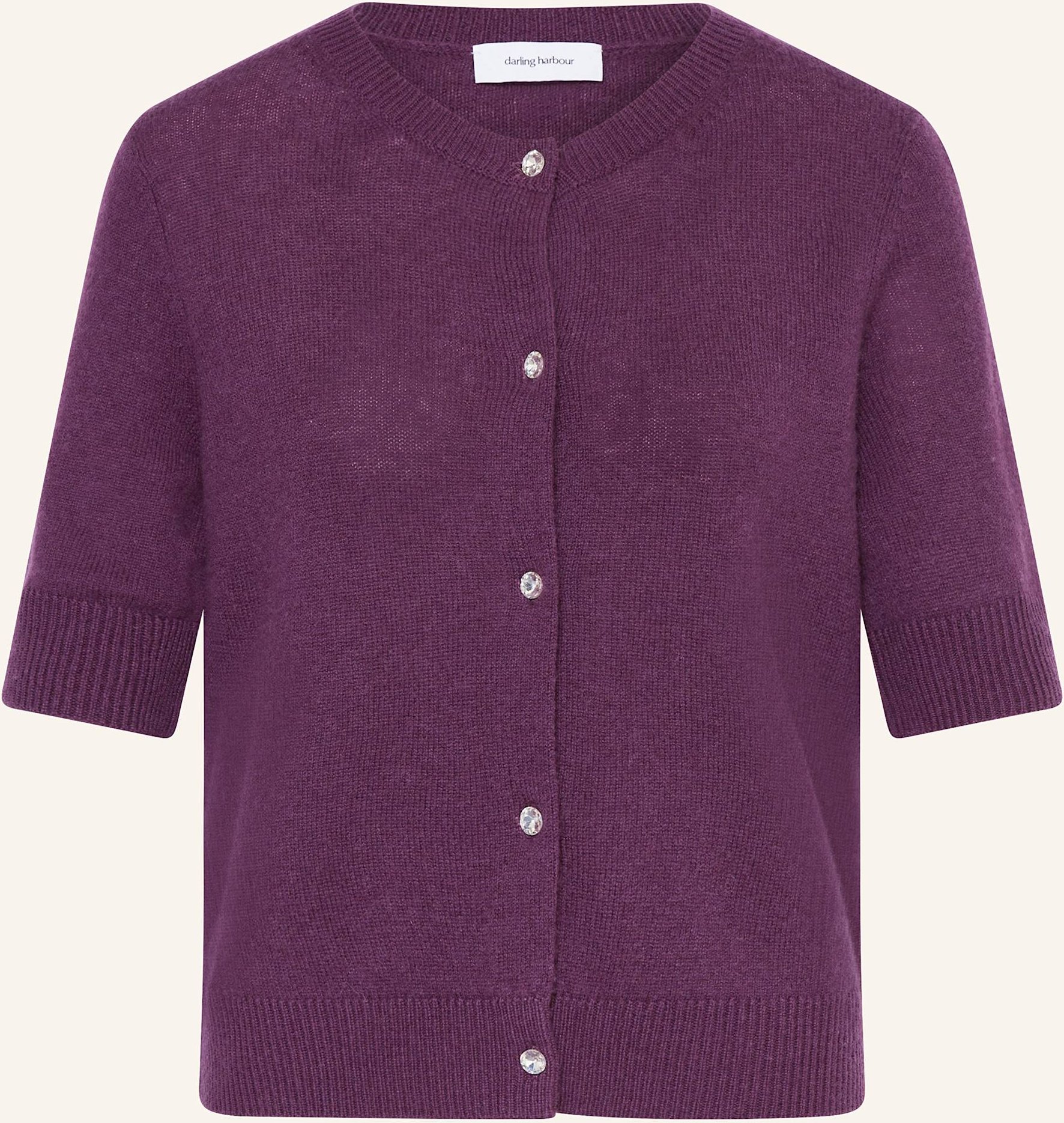 Darling Harbour Strickjacke Mit Cashmere rosa