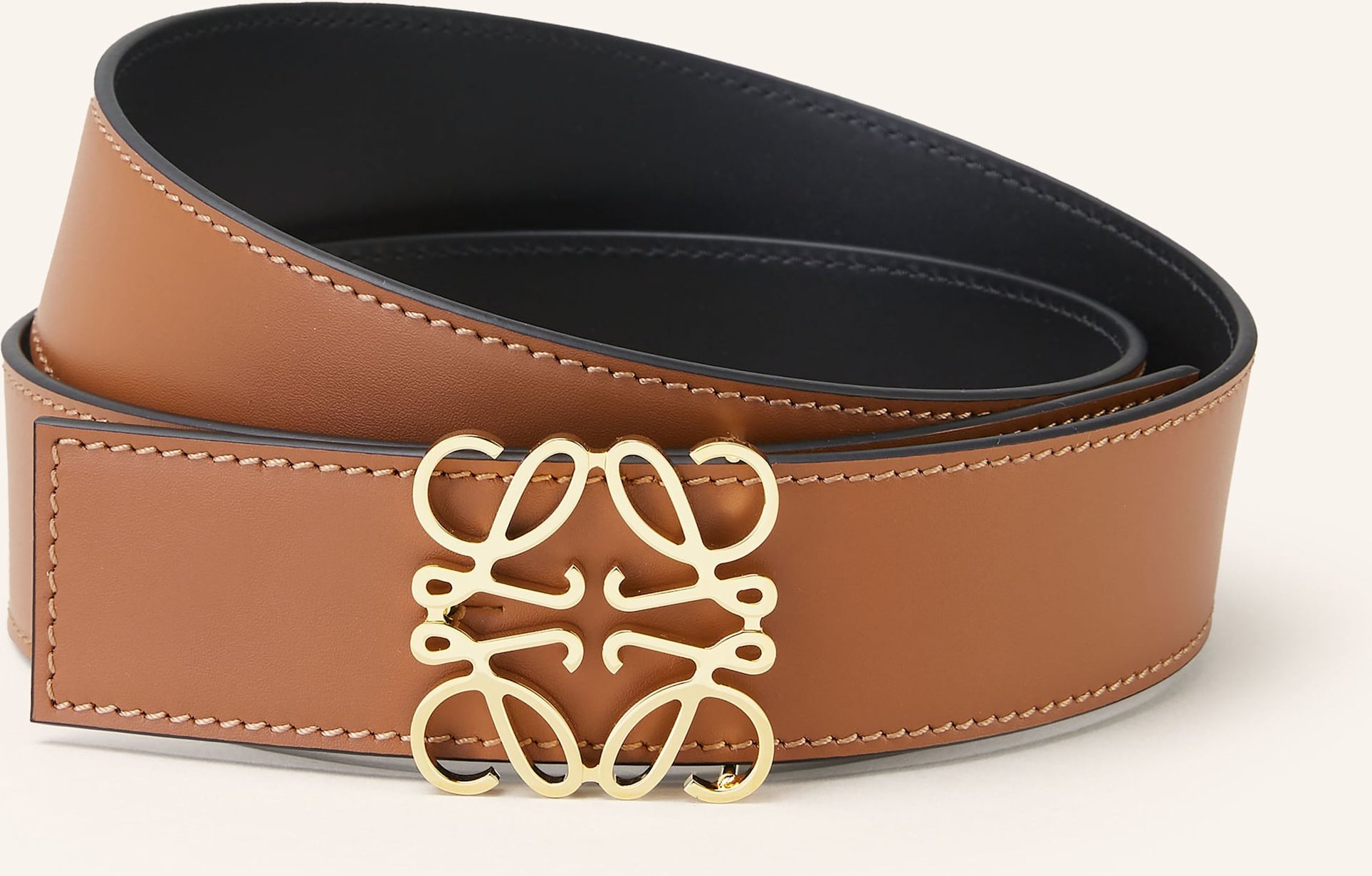 Loewe Ledergürtel Zum Wenden braun