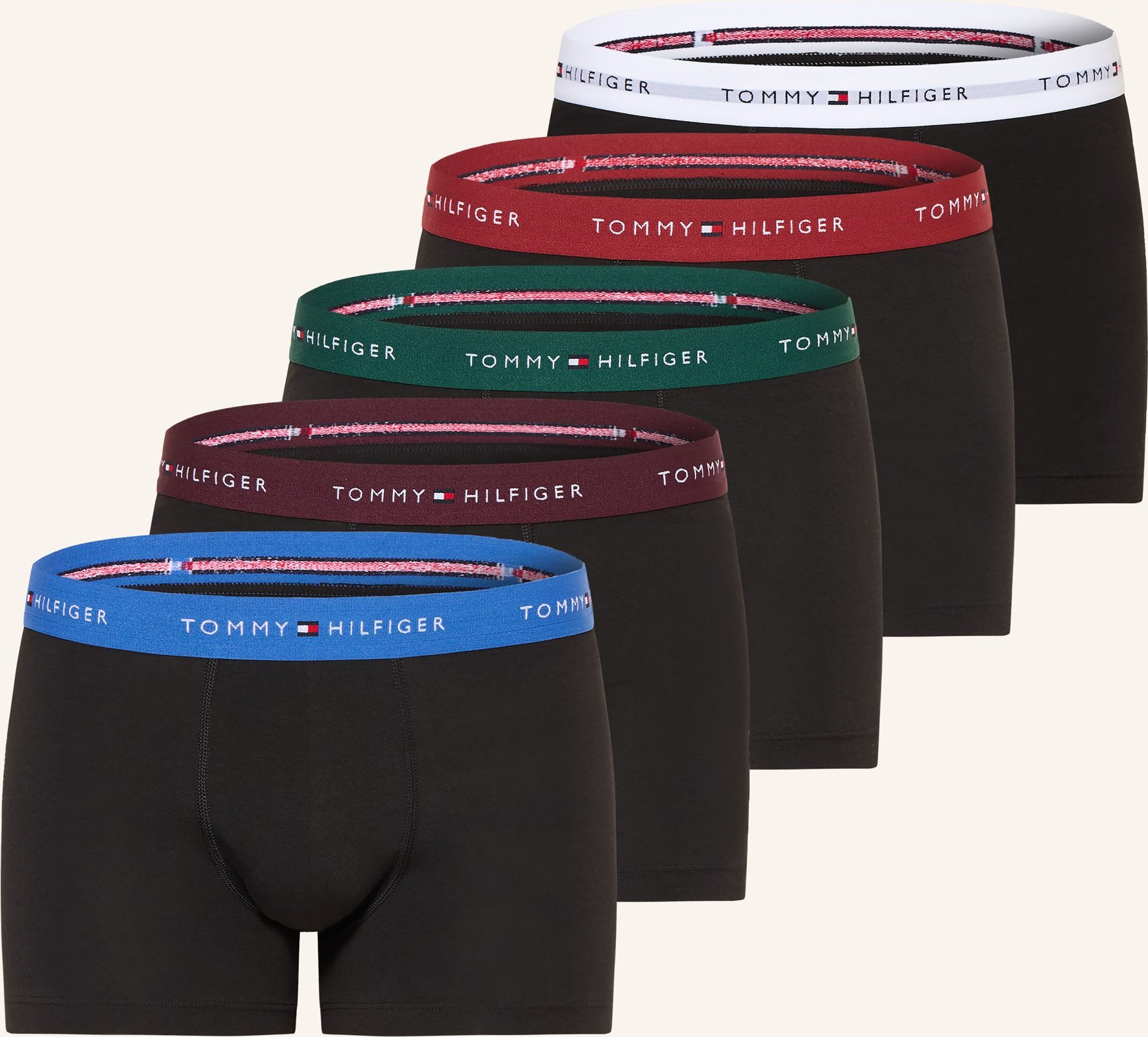 Thumbnail - Tommy Hilfiger 5er-Pack Boxershorts rot
