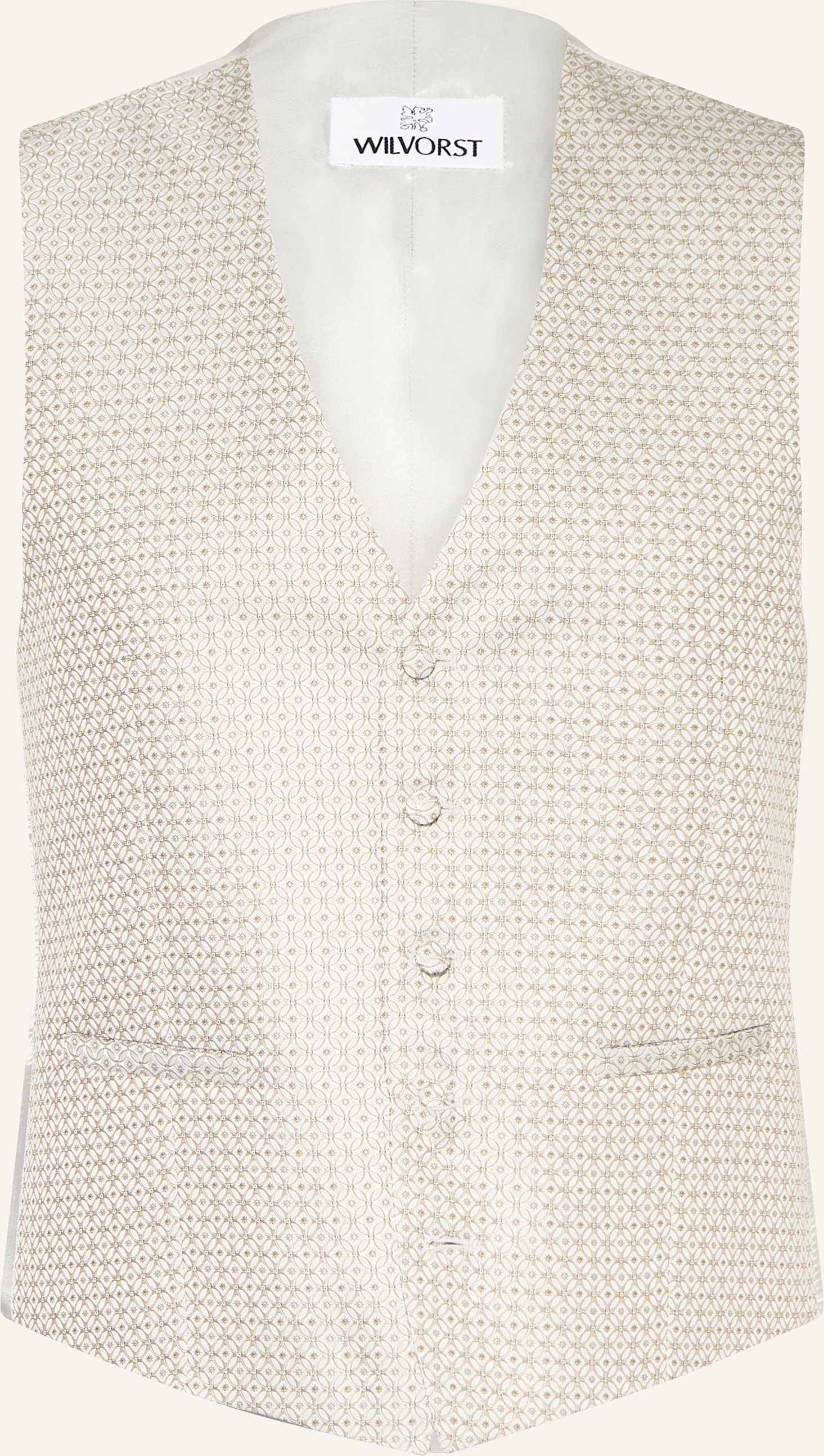 Wilvorst Anzugweste Slim Fit gruen