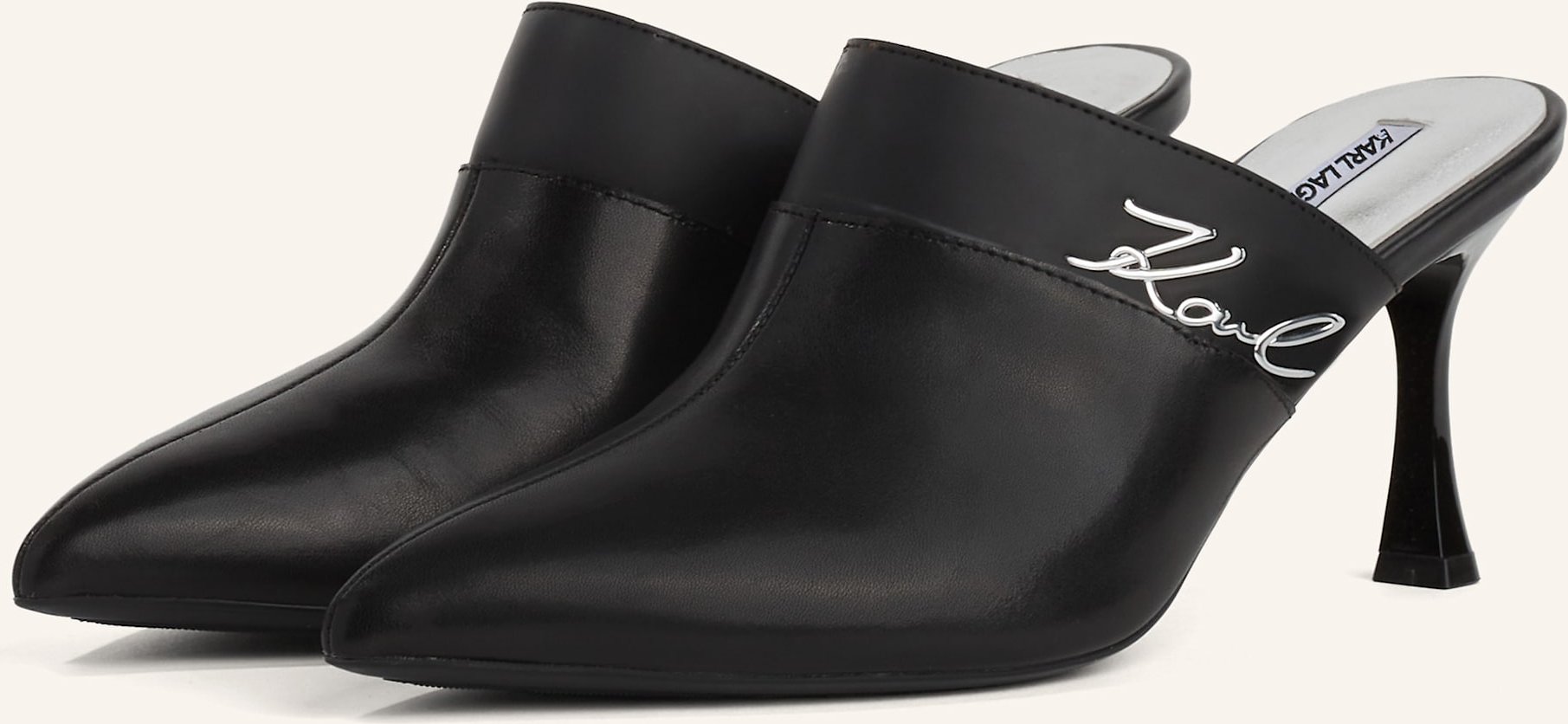 Karl Lagerfeld Absätze schwarz
