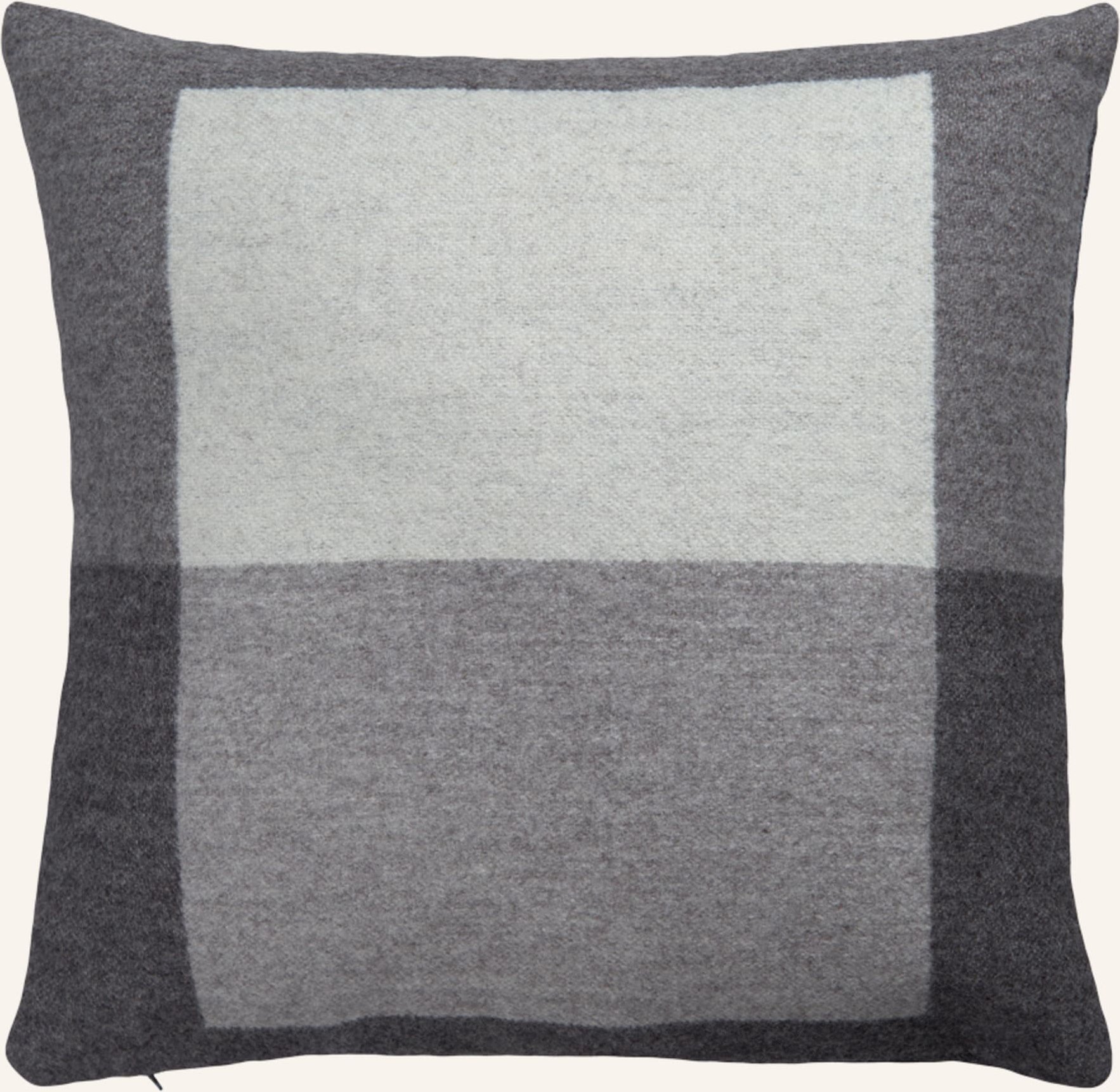 Røros Tweed Tweed-Dekokissen Syndin grau