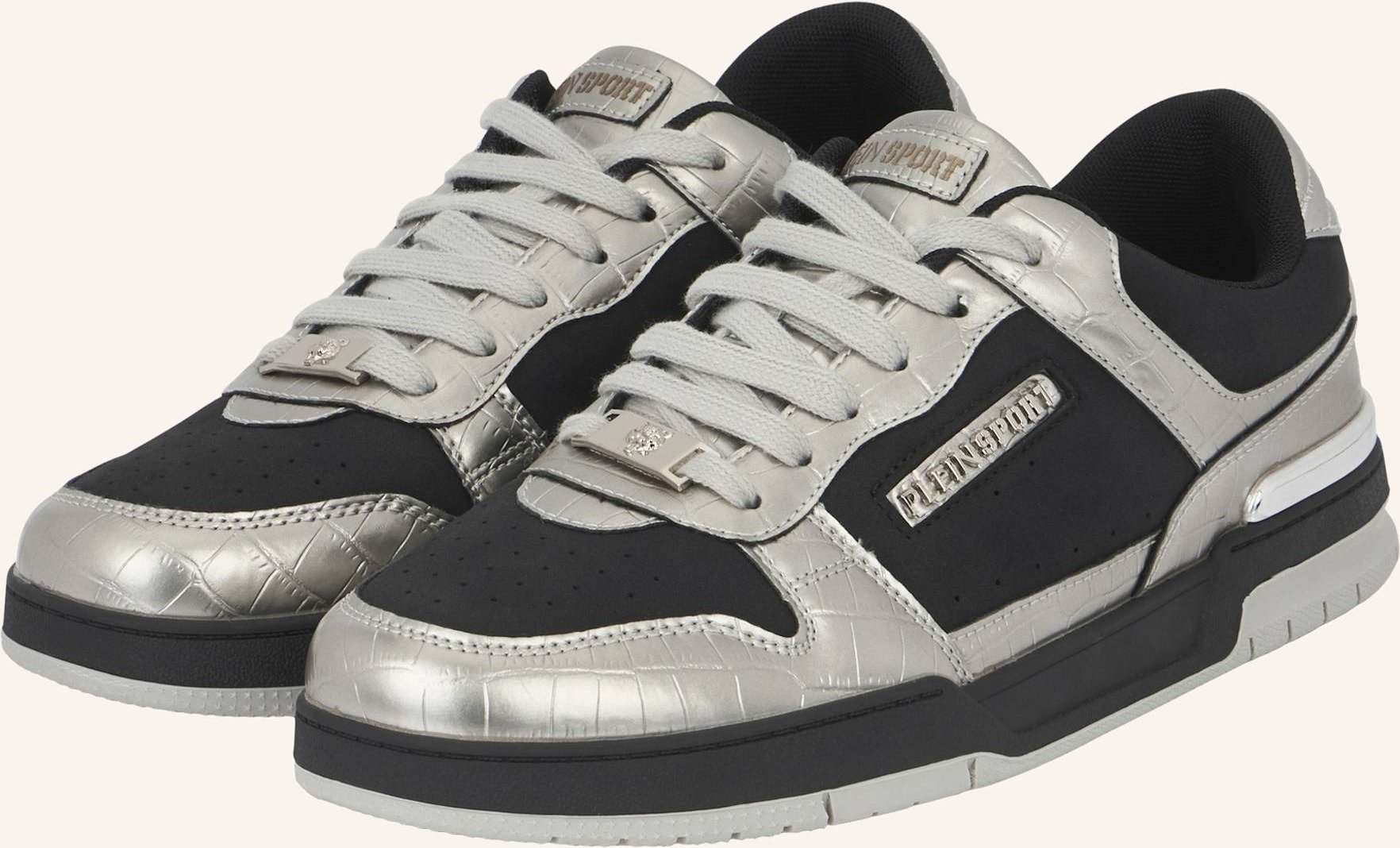Plein Sport Lo-Top Turnschuhe schwarz