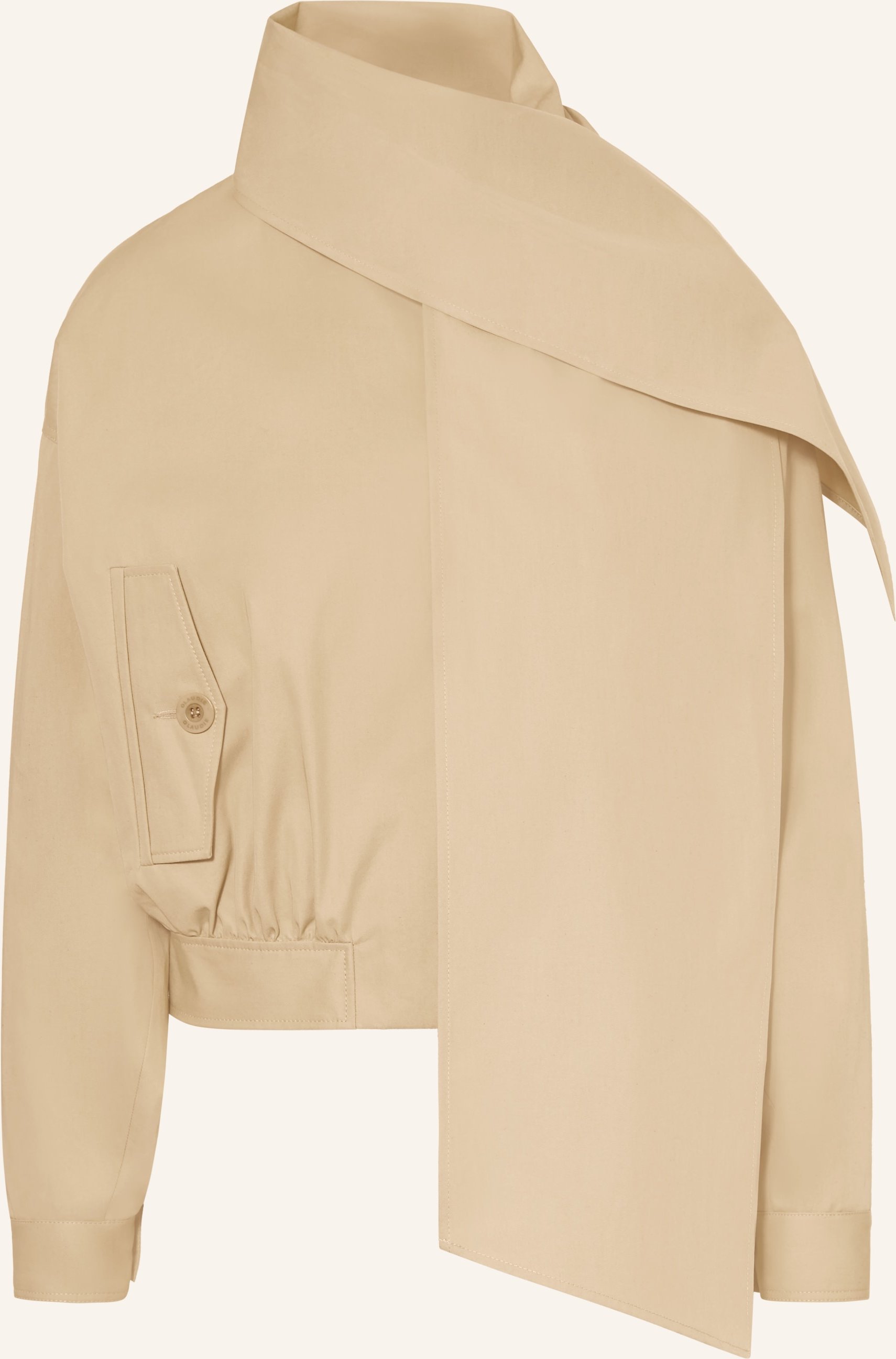 Claudie Pierlot Blouson Vally Mit Schal beige