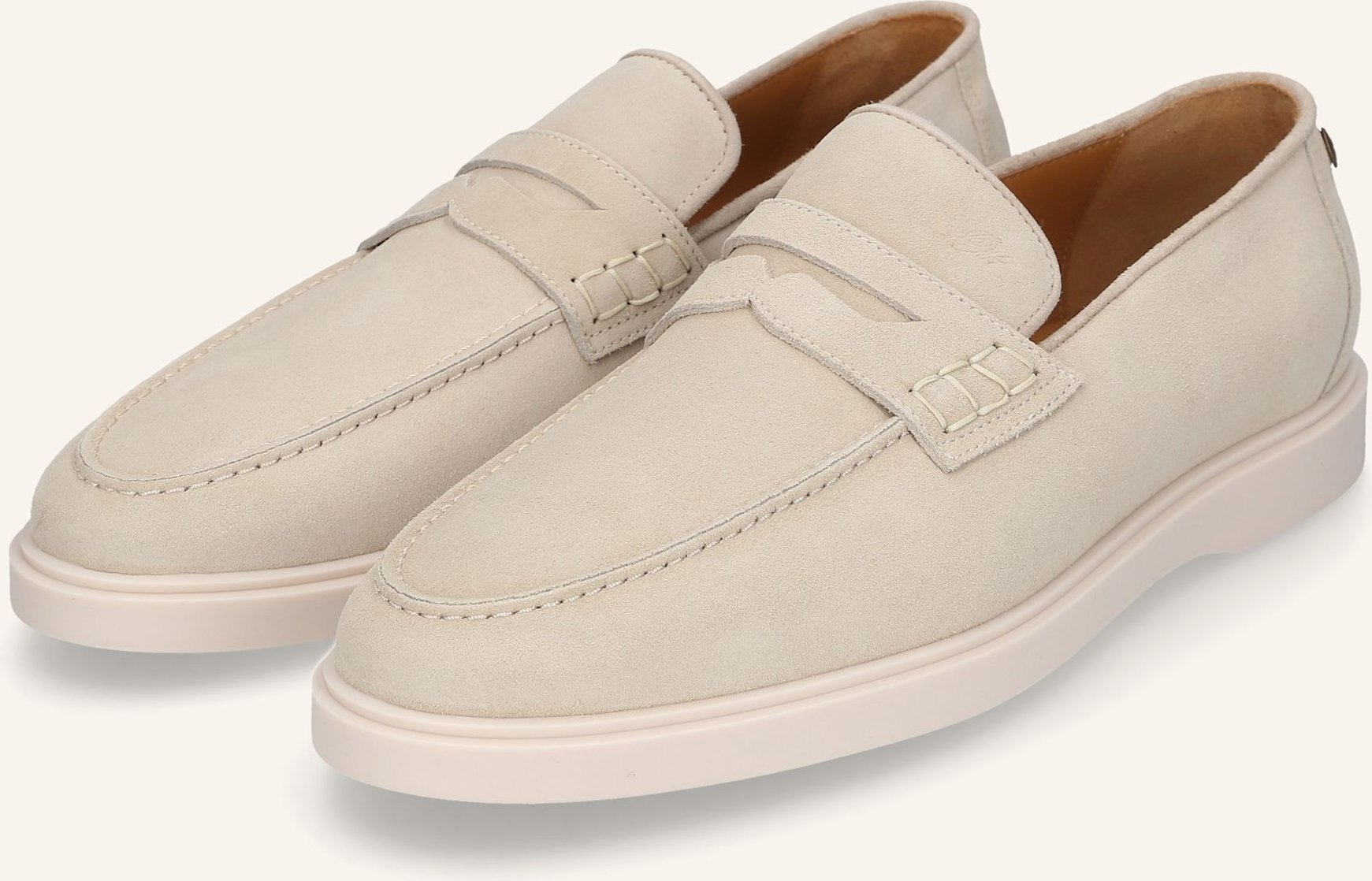 Heinrich Dinkelacker Loafer Genua Penny Loafer V beige