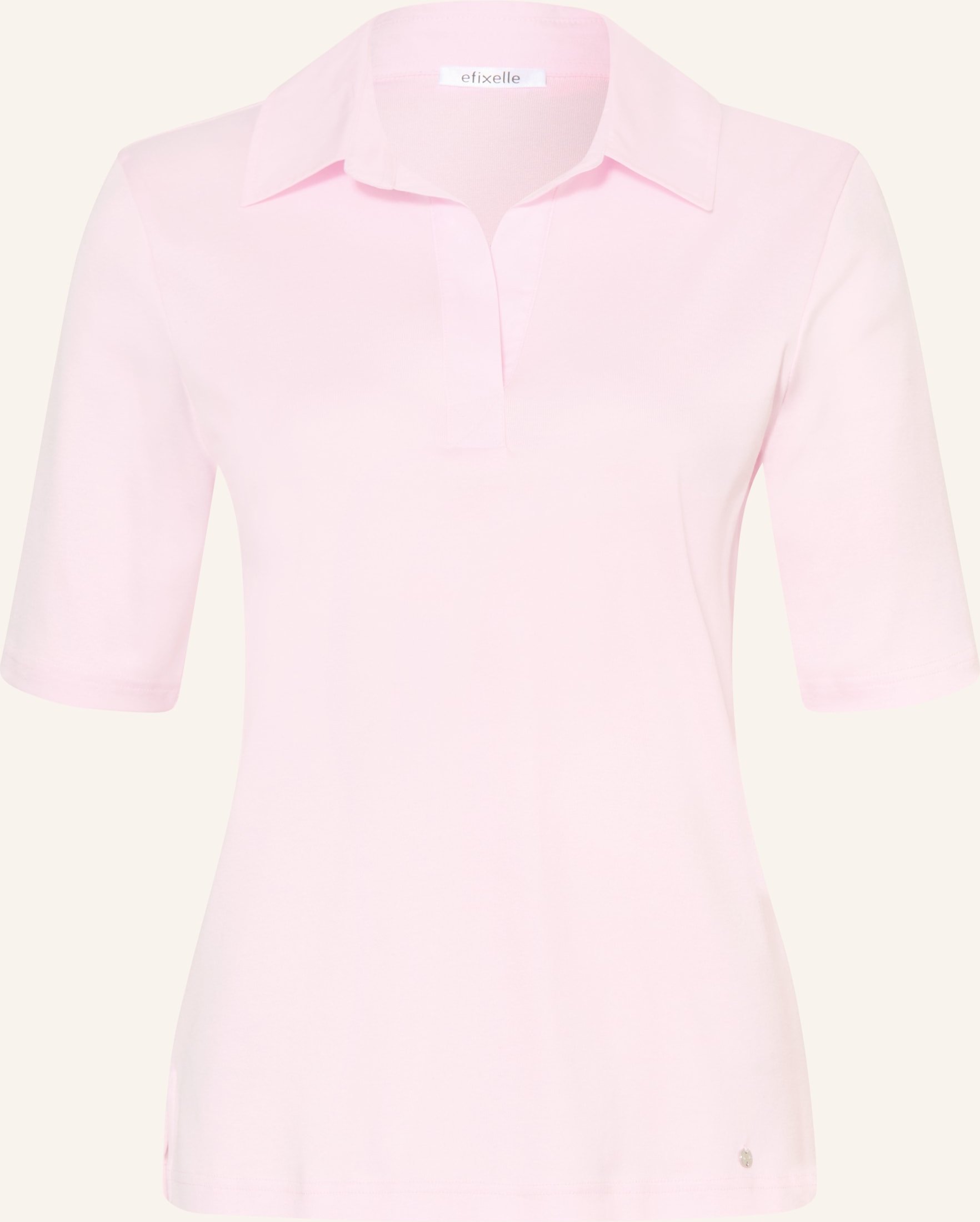 Efixelle Jersey-Poloshirt rosa