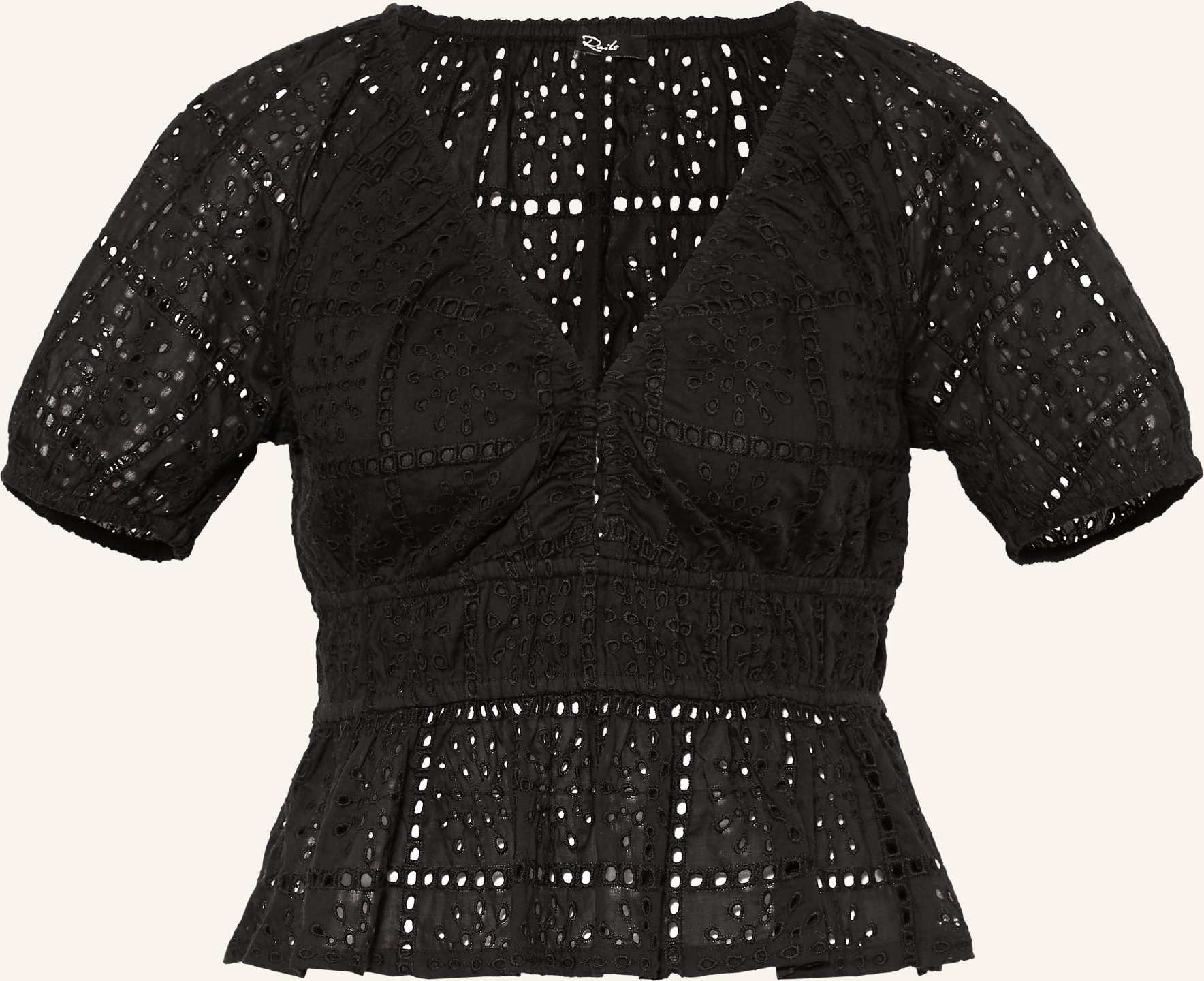 Rails Blusenshirt Argenta Aus Lochspitze schwarz