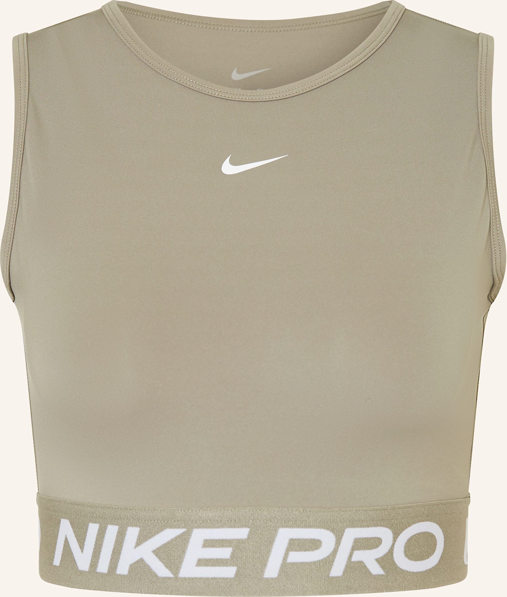 Nike Cropped-Top Pro 365 Dri-Fit gruen