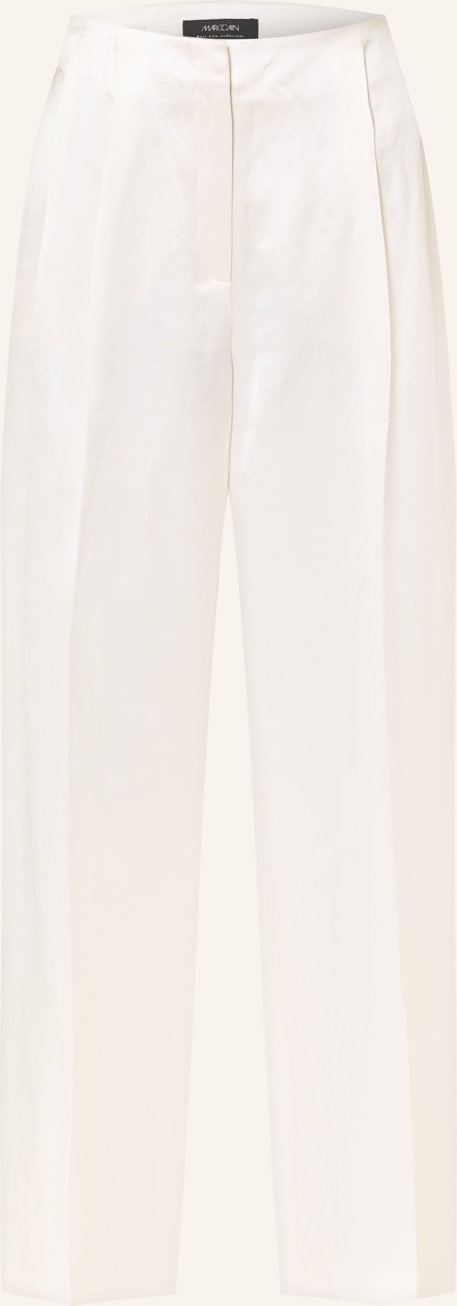 Marc Cain Marlenehose Wichita Mit Leinen weiss