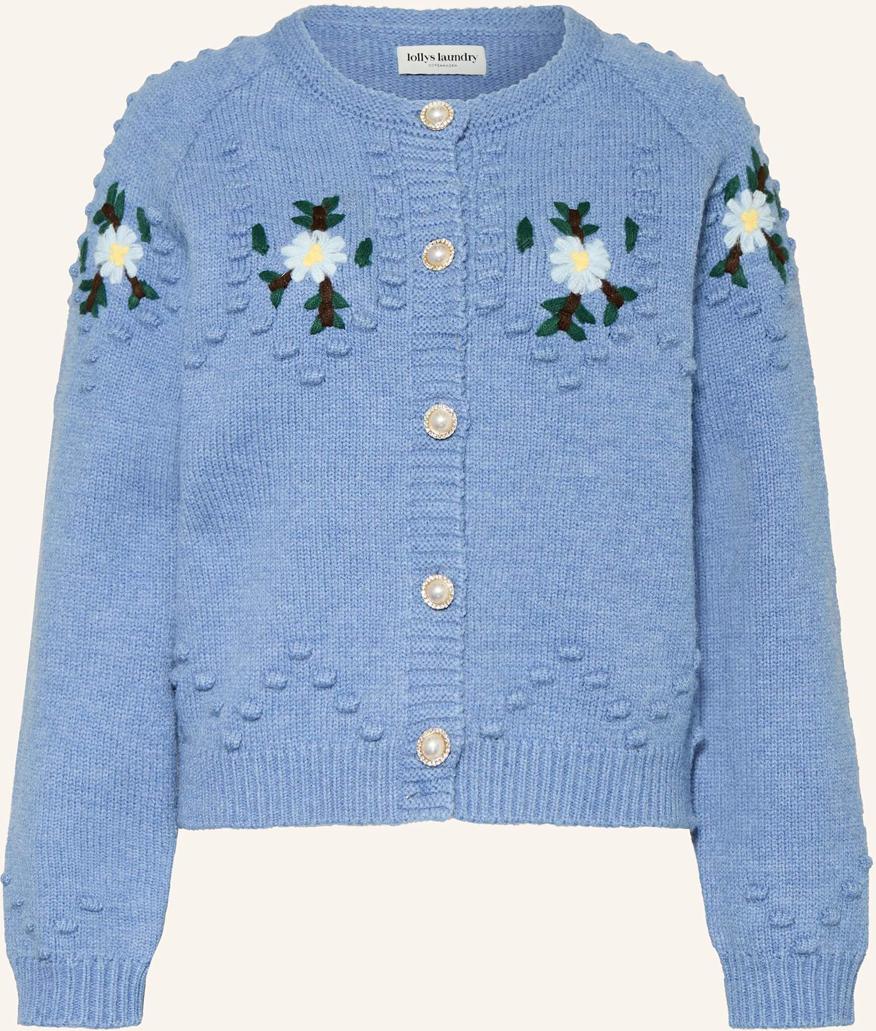 Lollys Laundry Strickjacke Gracelynnll blau