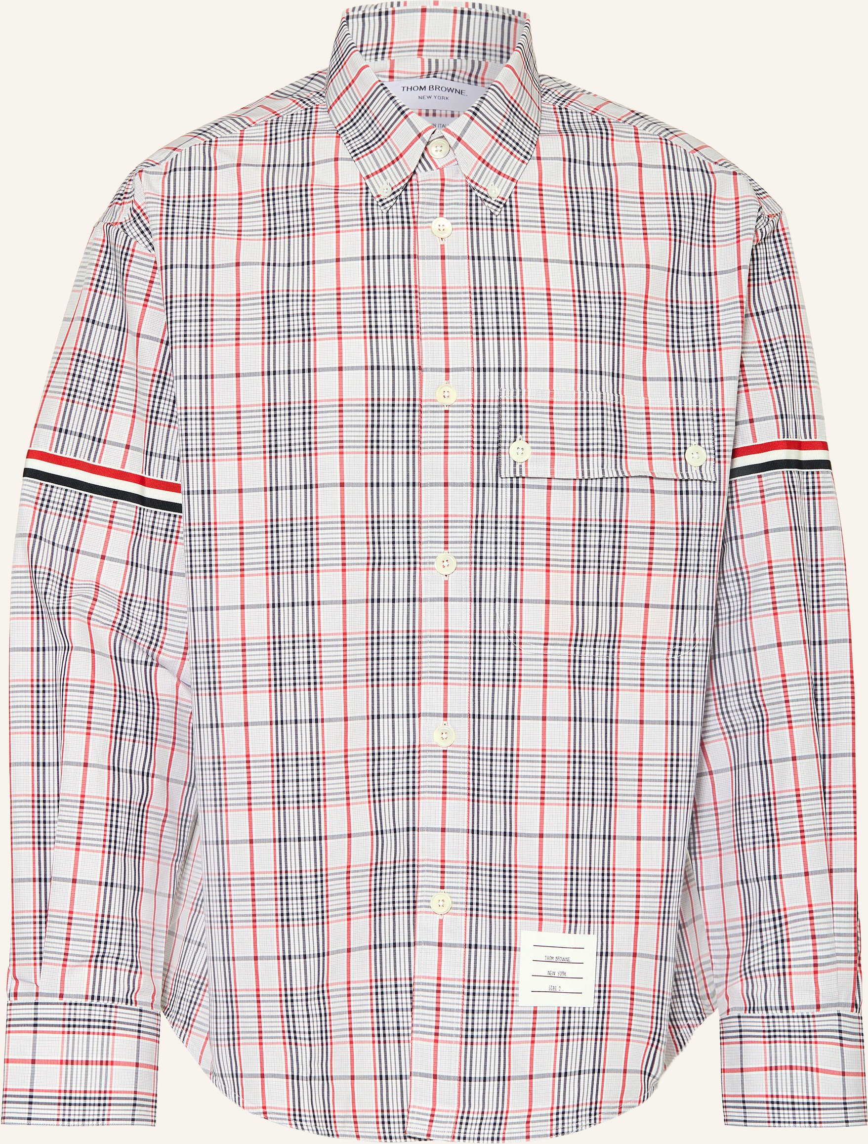 Thom Browne. Hemd Comfort Fit rot