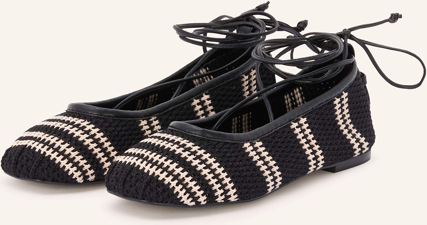 Ba&Sh Ballerinas Coelia schwarz