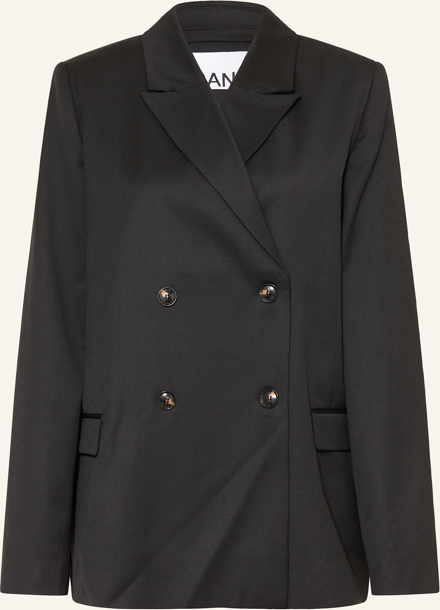 Thumbnail - Ganni Blazer schwarz