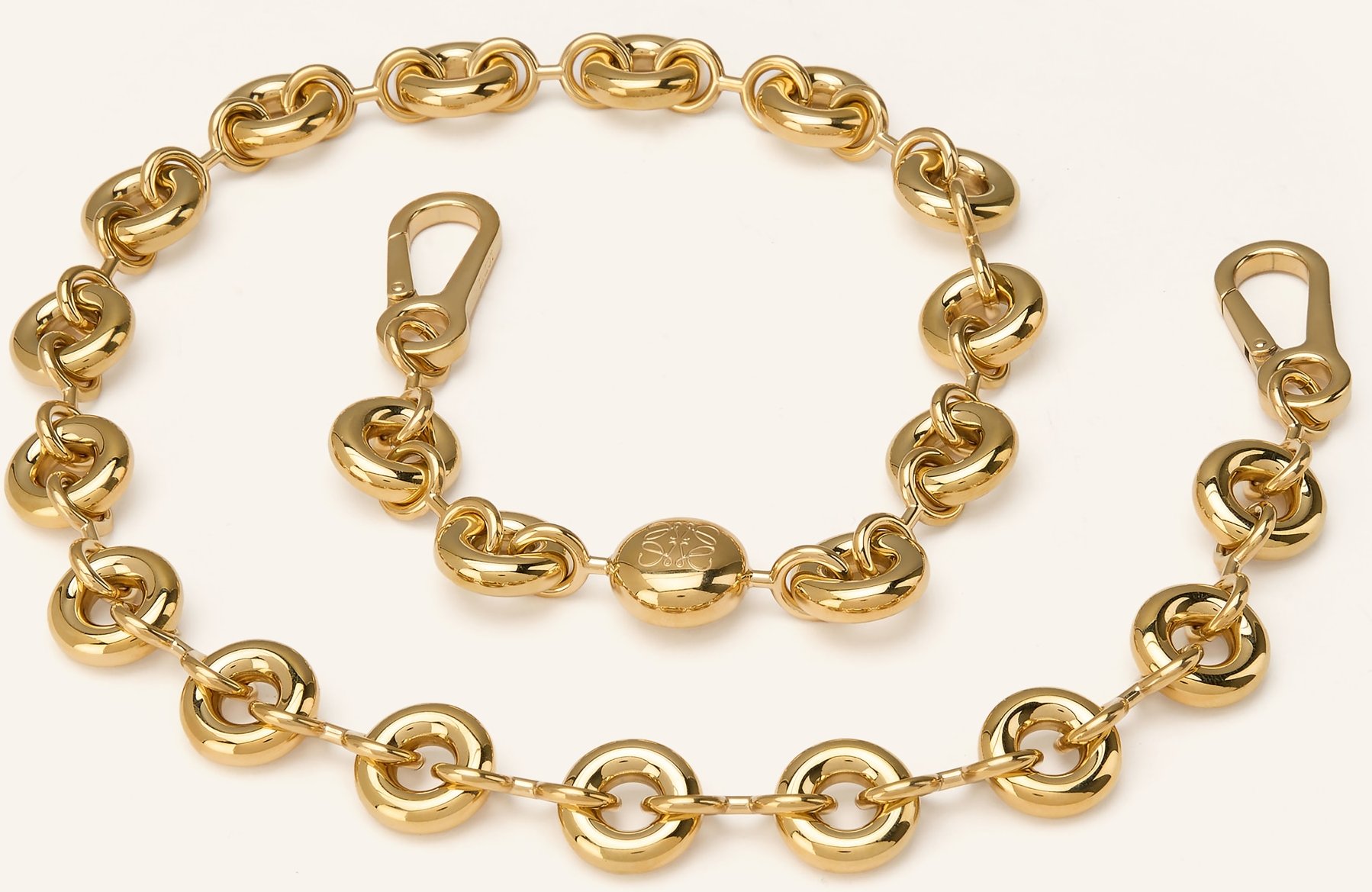 Loewe Taschenanhänger Donut gold