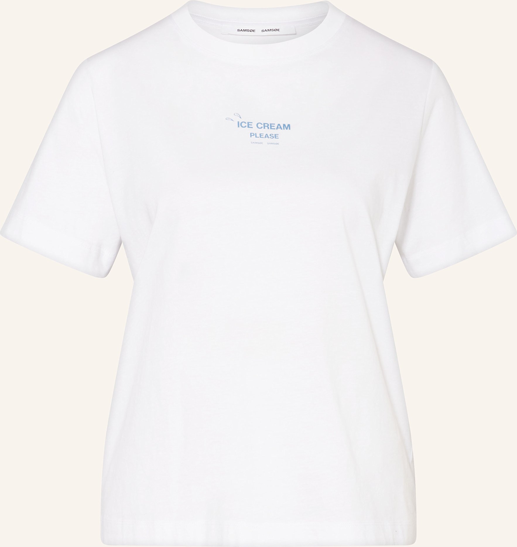 Thumbnail - Samsøe Samsøe T-Shirt Sacamino weiss
