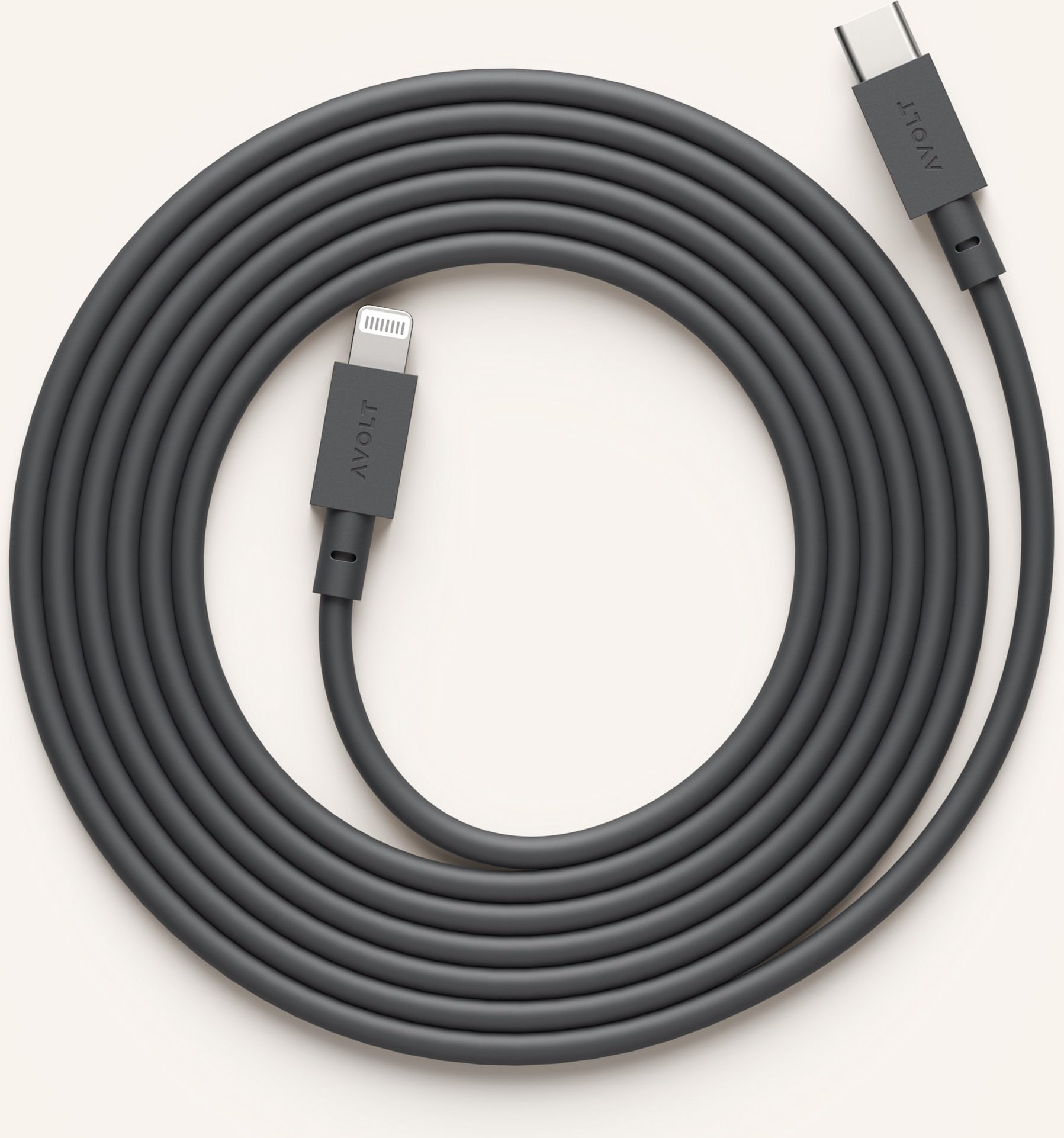 Avolt Ladekabel Usbc - Lightning schwarz
