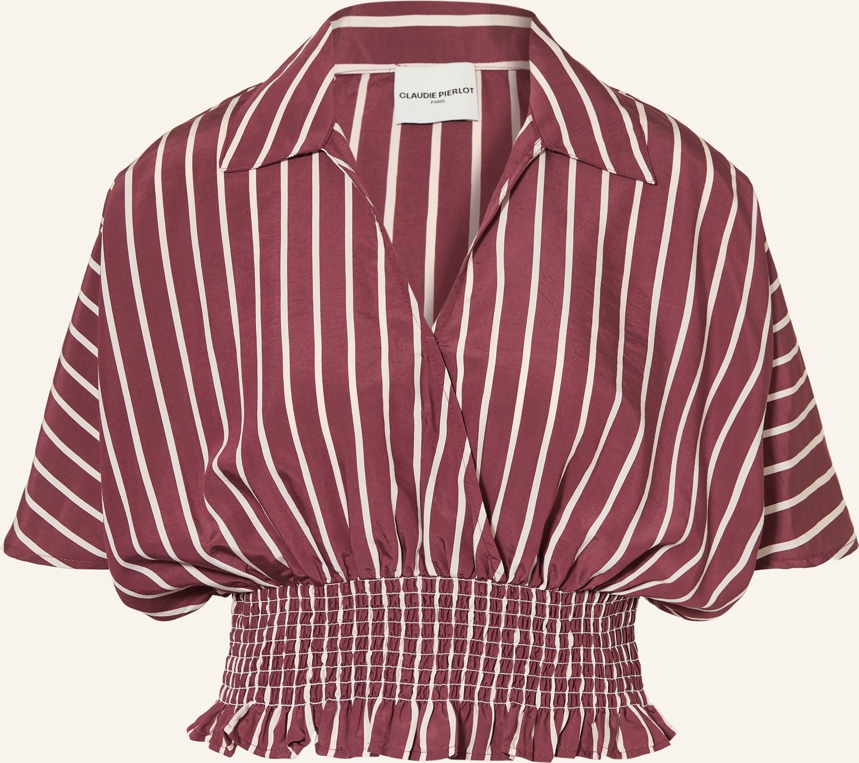 Claudie Pierlot Blusenshirt Mit Rüschen rot