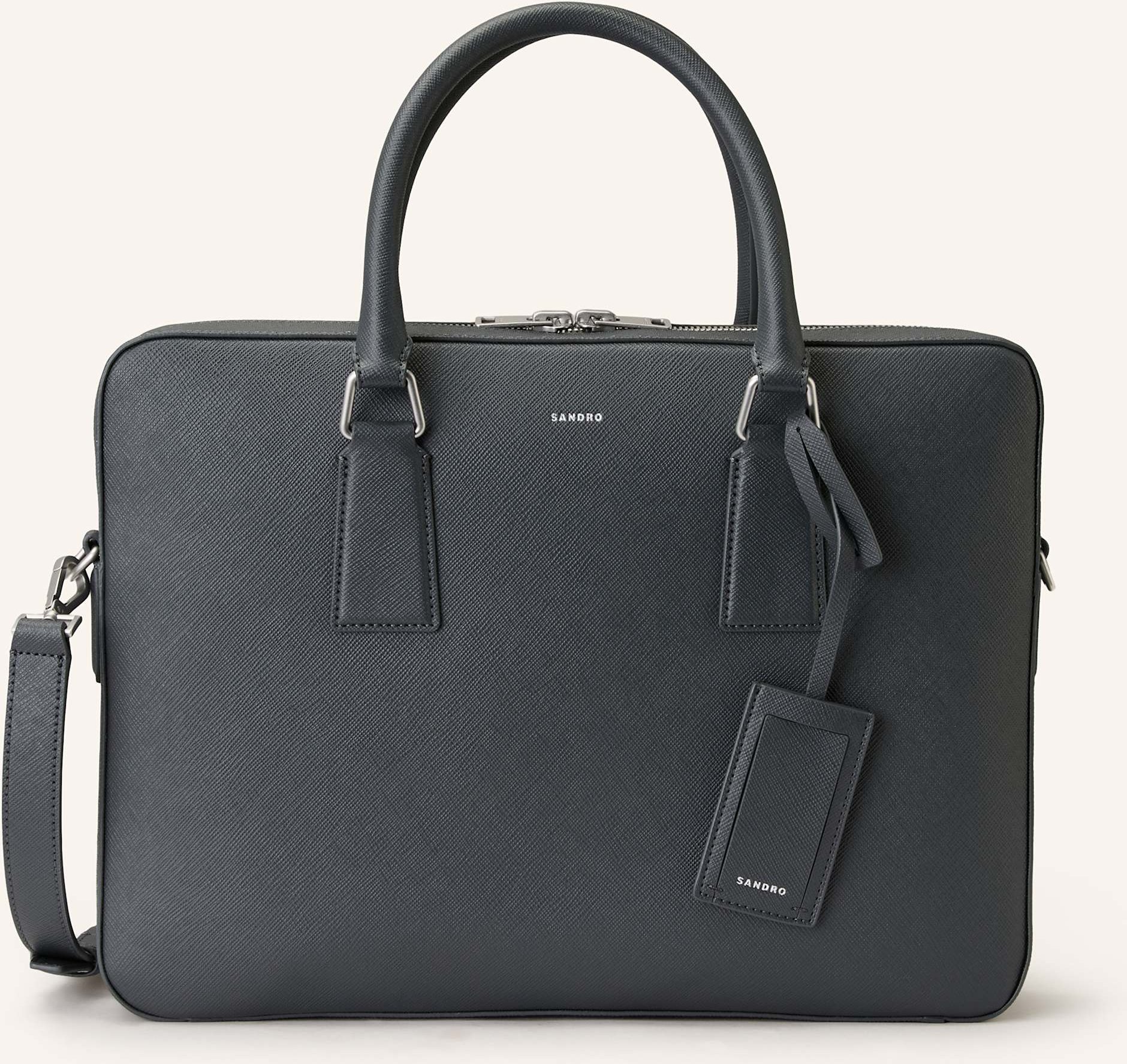 Thumbnail - Sandro Laptop-Tasche grau