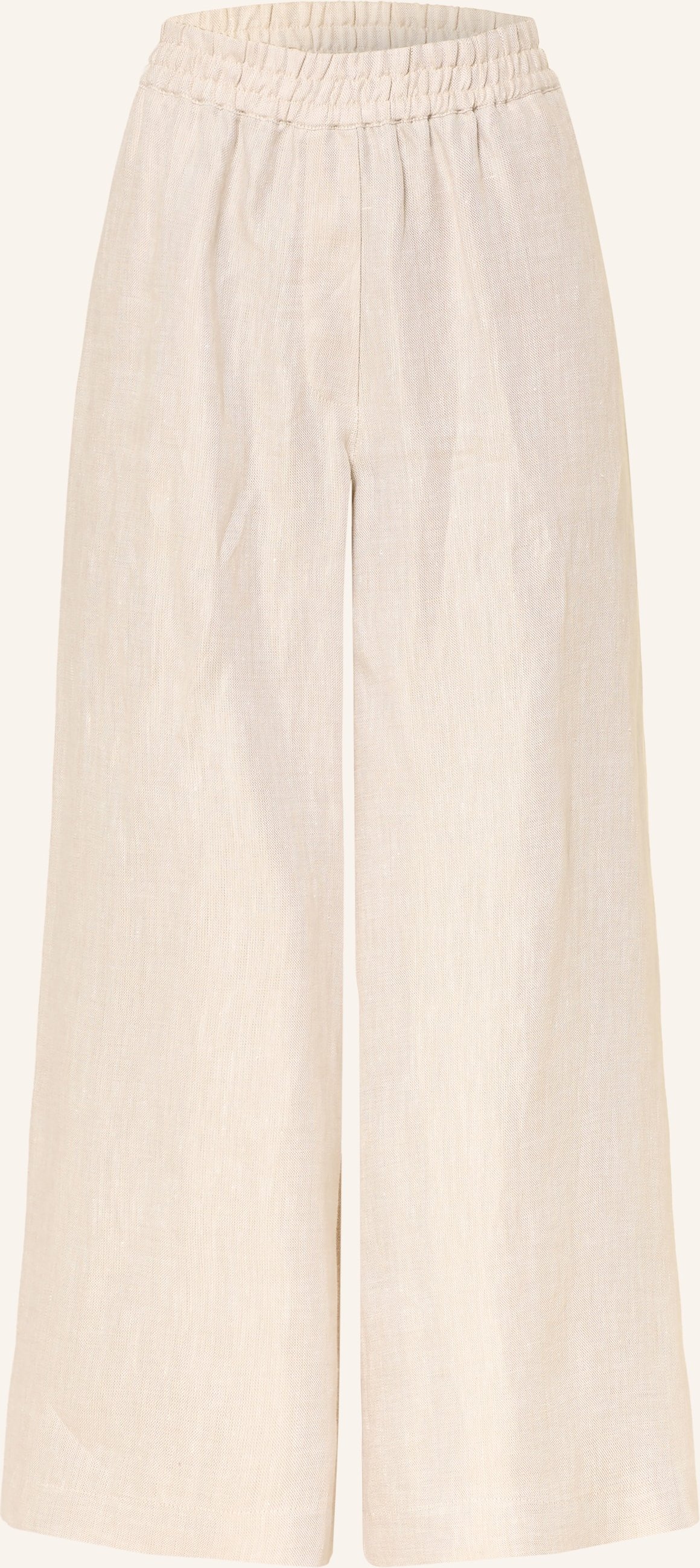 Weekend Max Mara 7/8-Hose Felino Aus Leinen beige