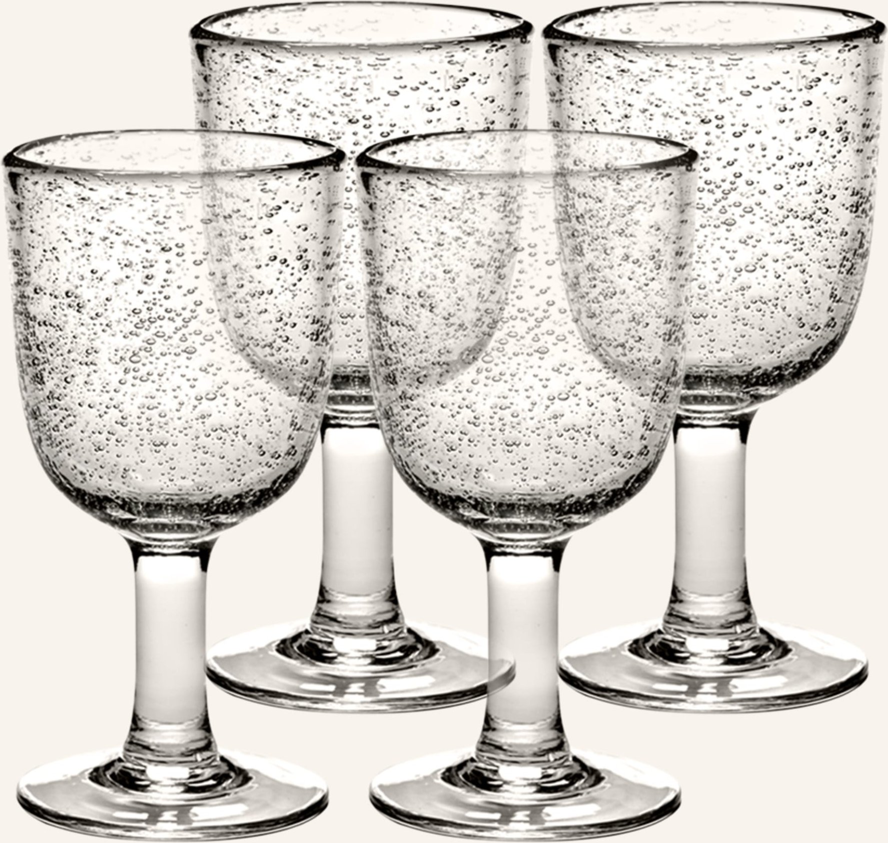 Serax 4er-Set Weingläser Pure transparent