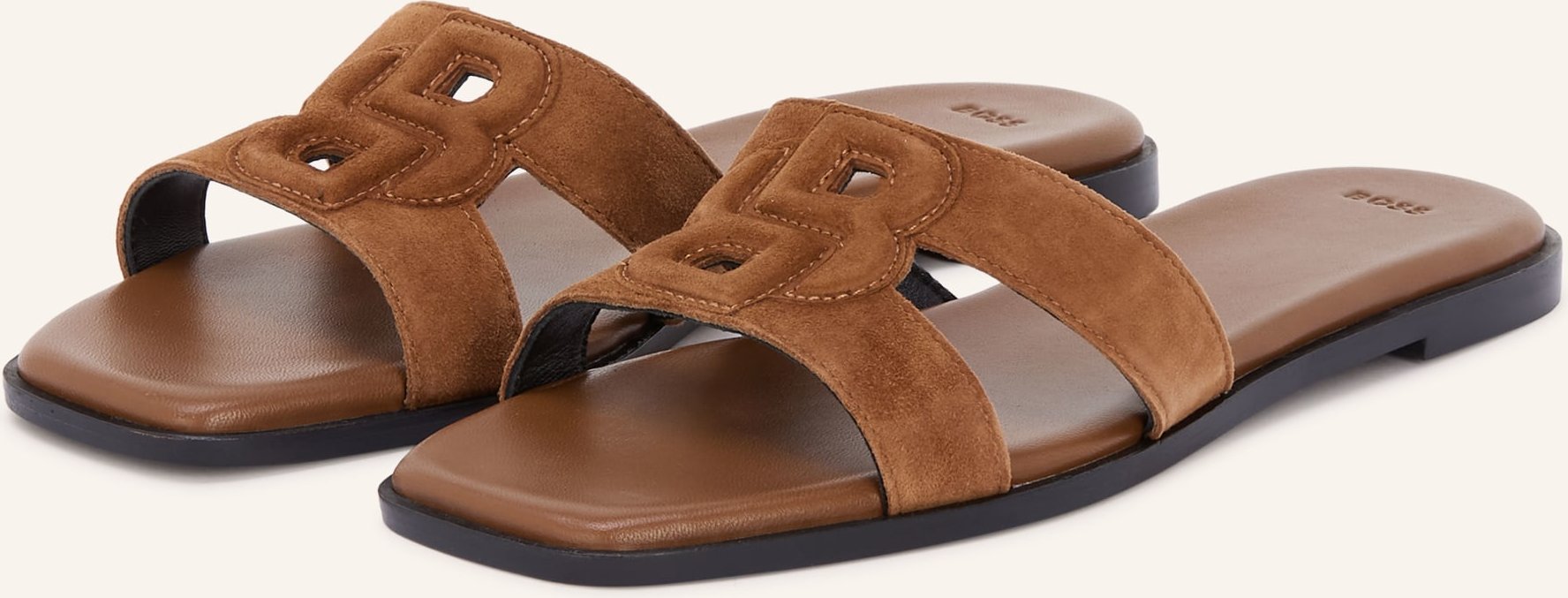 Boss Pantoletten Charlize braun