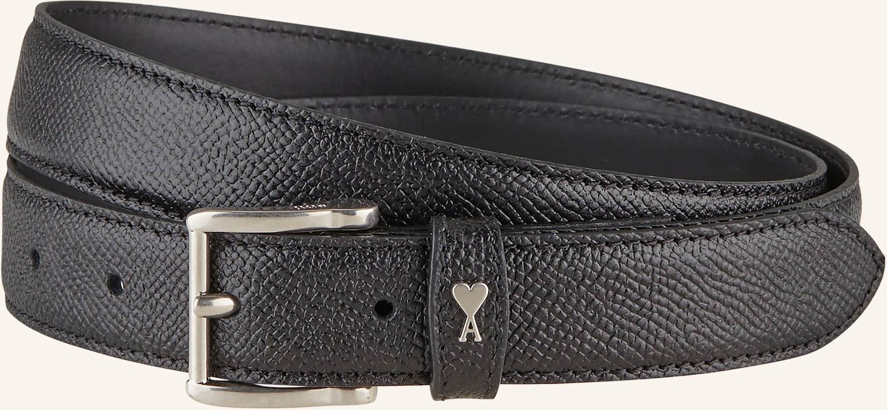 Ami Paris Ledergürtel Paris Paris schwarz