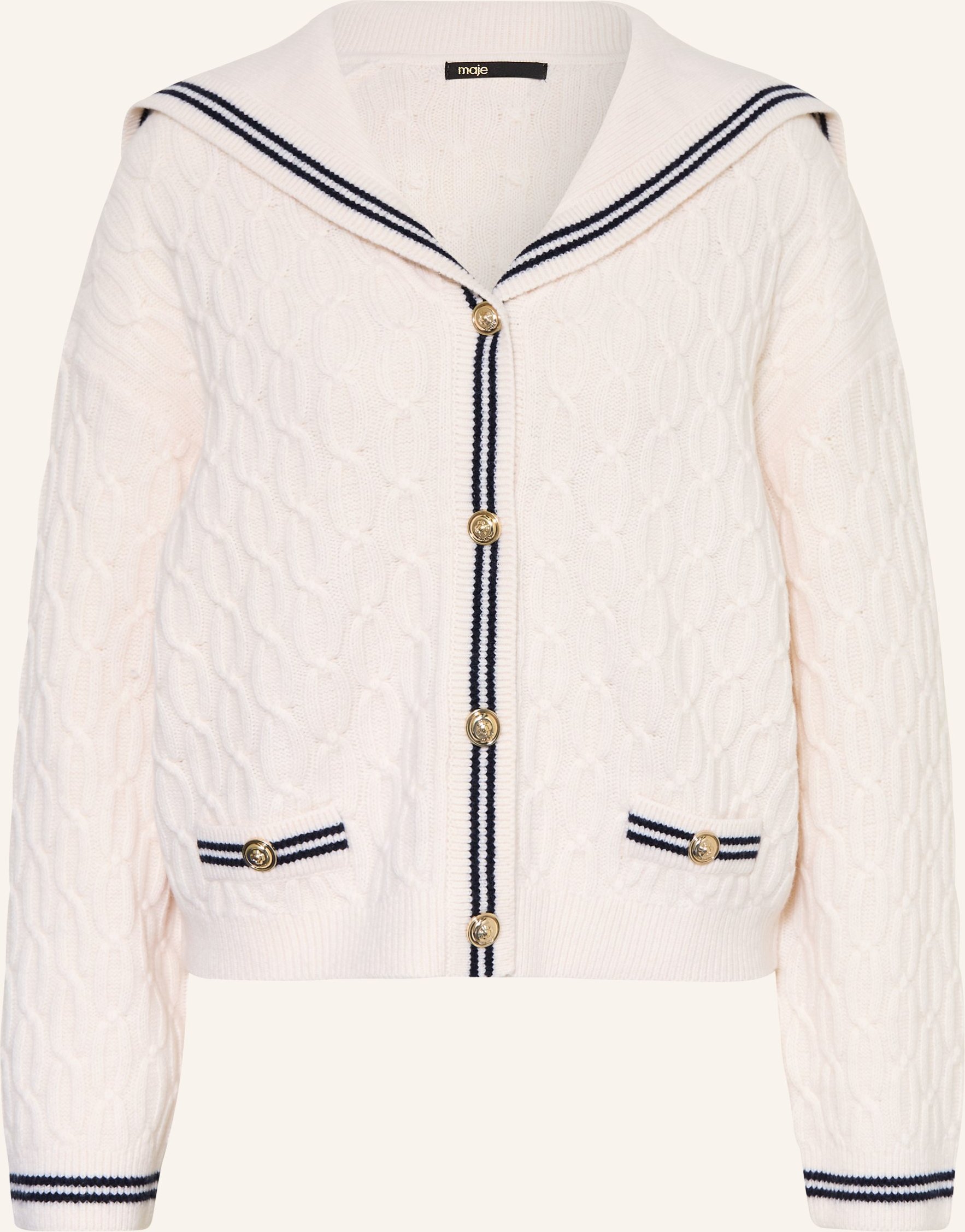 Maje Strickjacke weiss