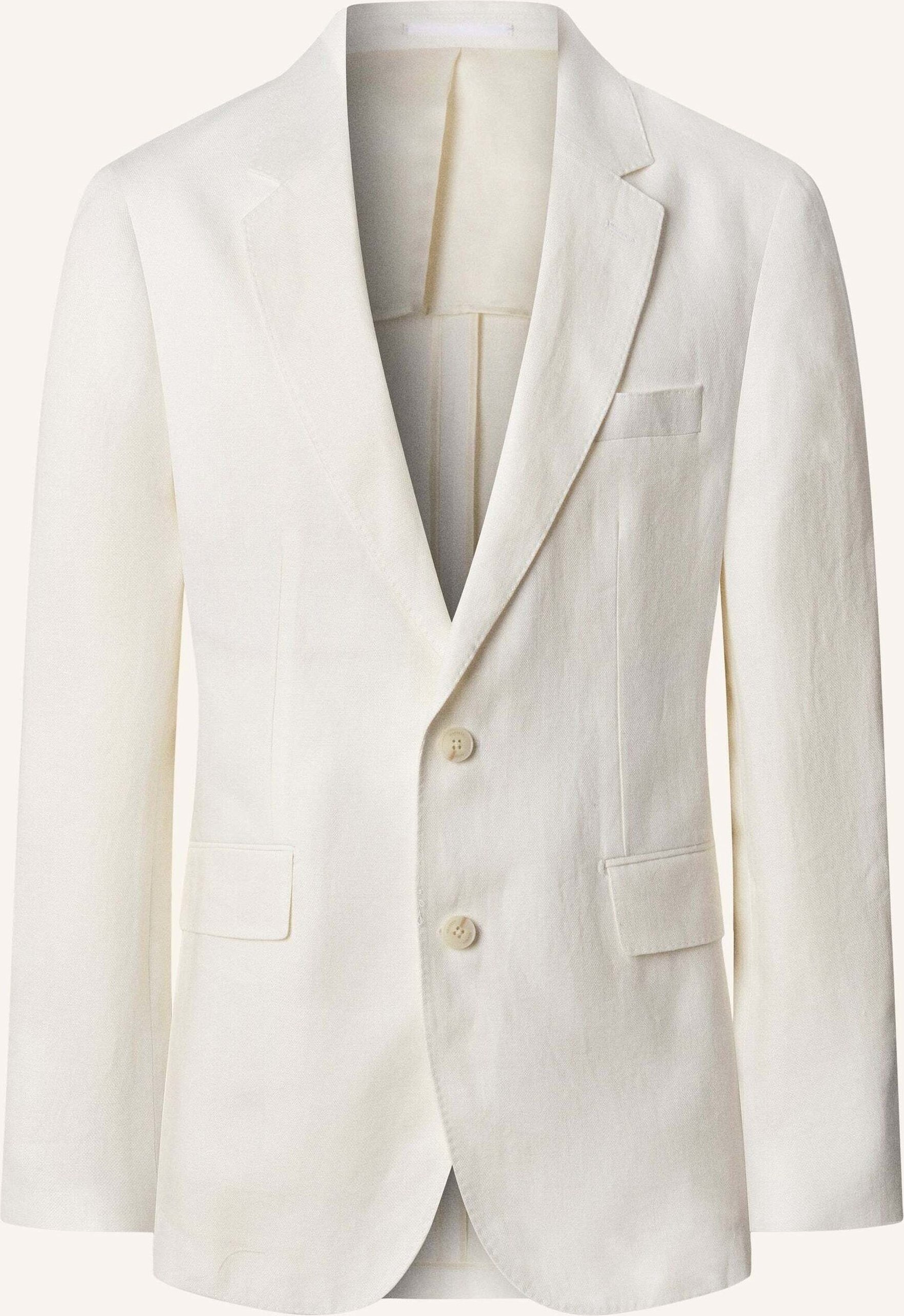 Hackett London Blazer Linen Delave Hopsack weiss