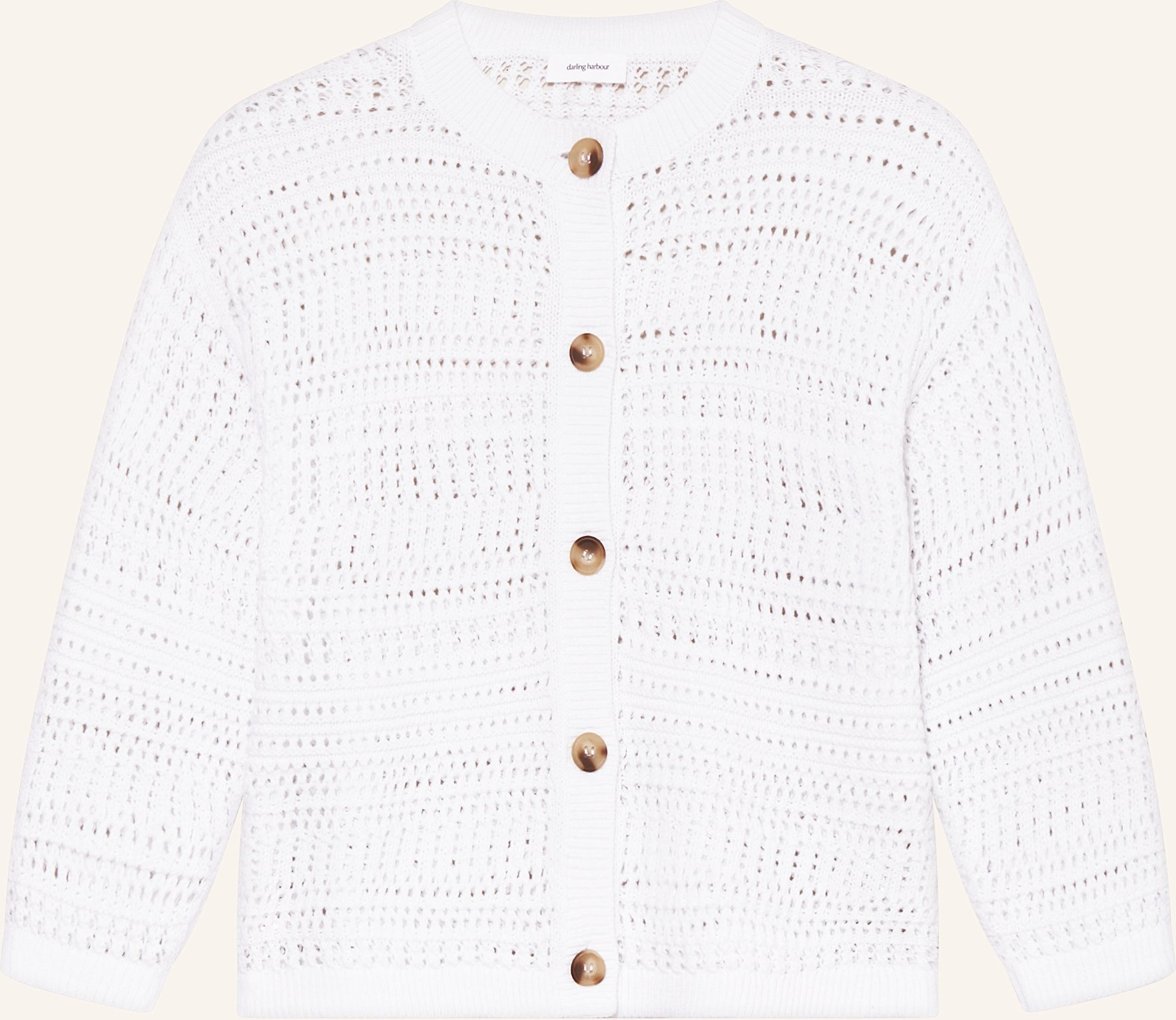 Darling Harbour Strickjacke weiss
