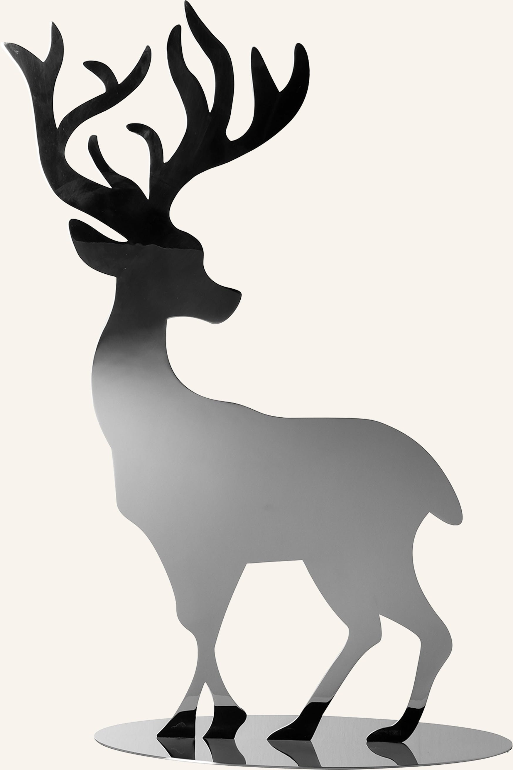 Fink Deko Hirsch Jasper silber