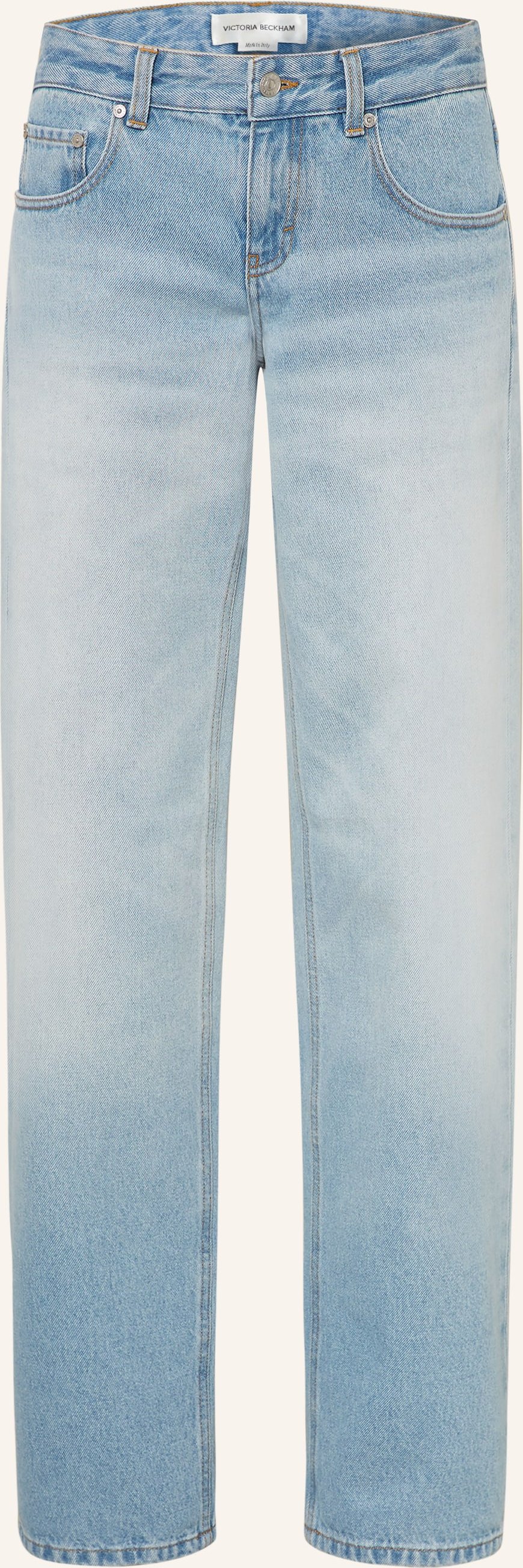 Victoria Beckham Straight Jeans Harper blau