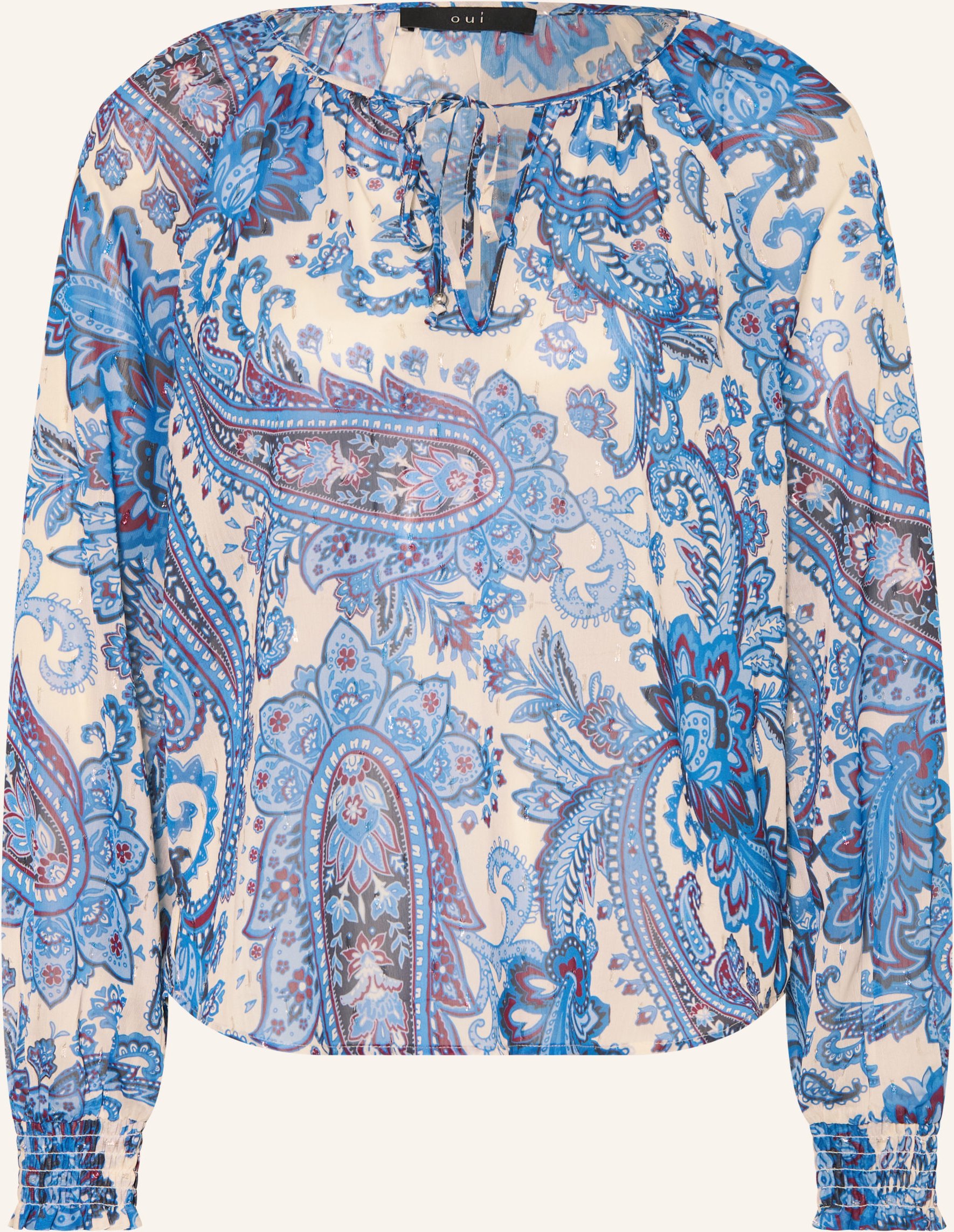 Oui Blusenshirt weiss