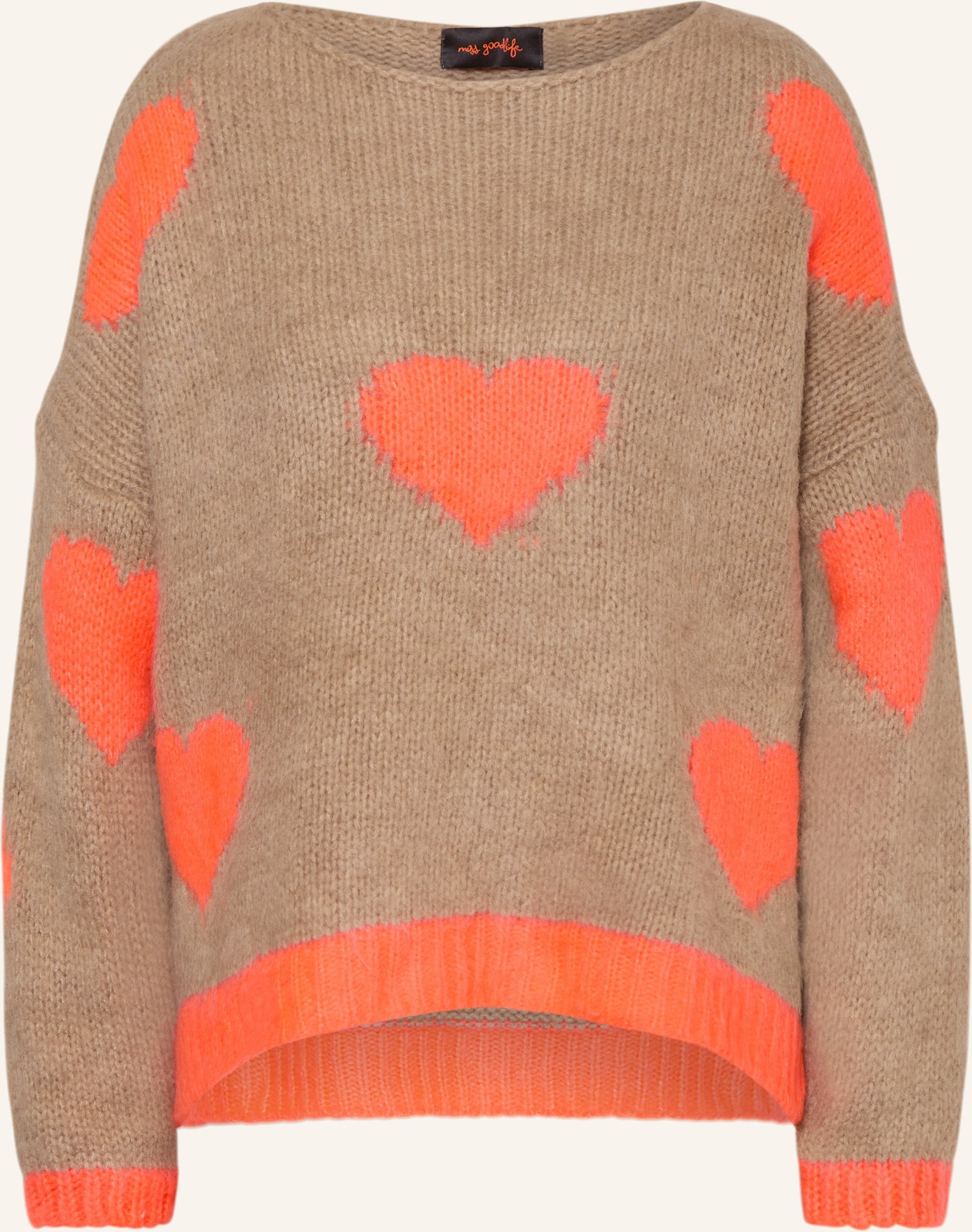 Miss Goodlife Pullover beige