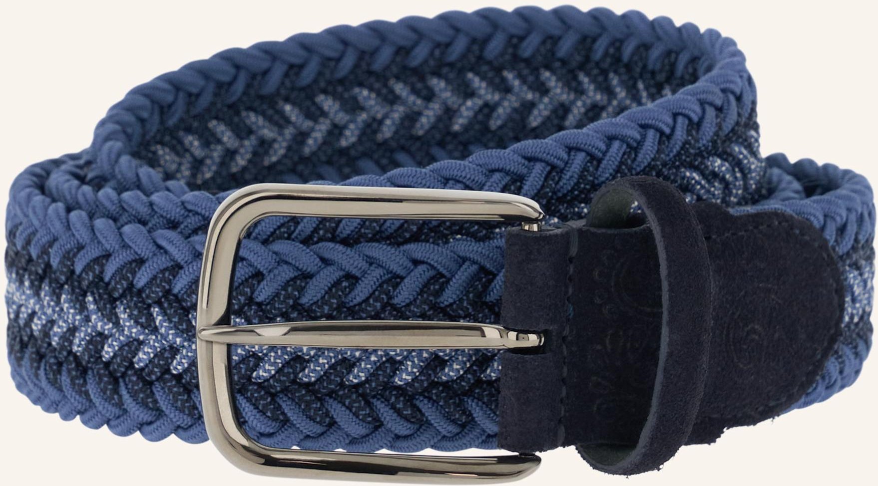 Boggi Milano Ledergürtel blau