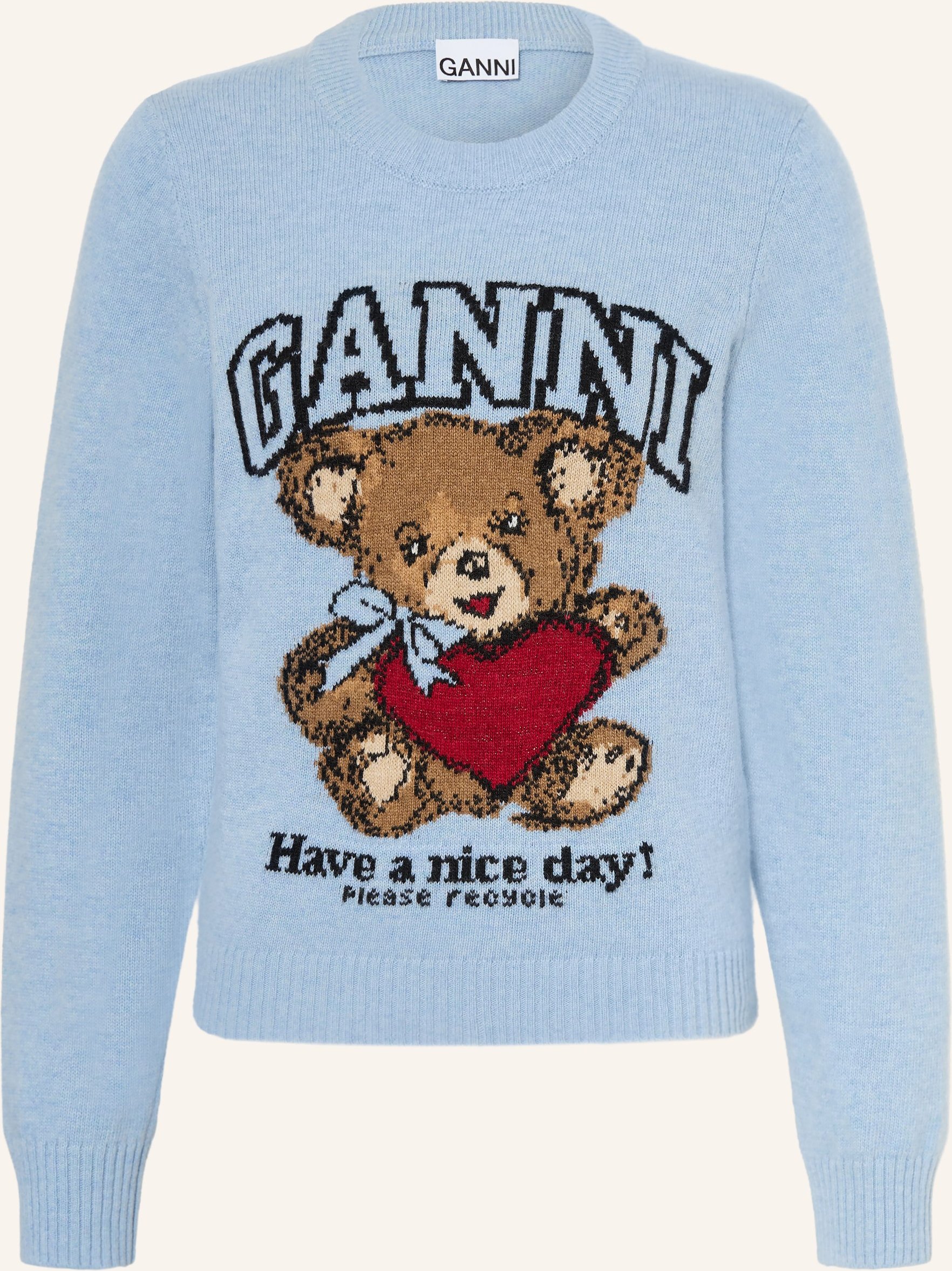 Ganni Pullover blau