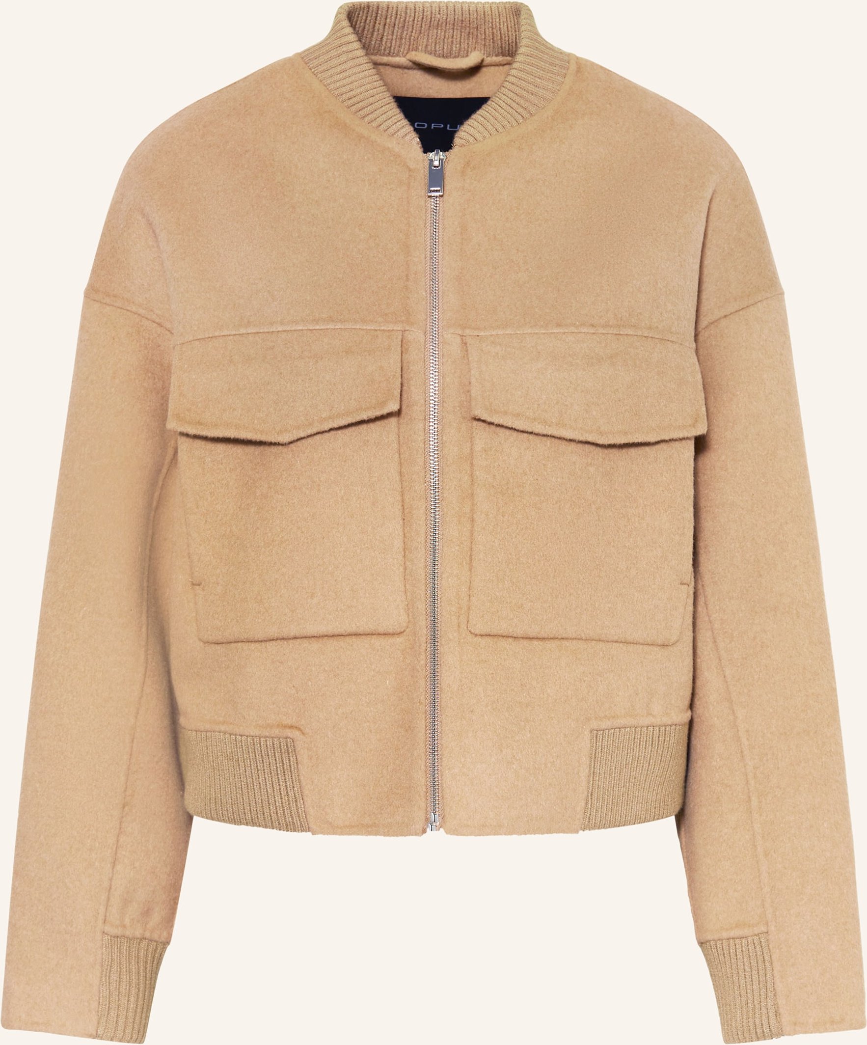 Opus Kastenjacke Hiso beige