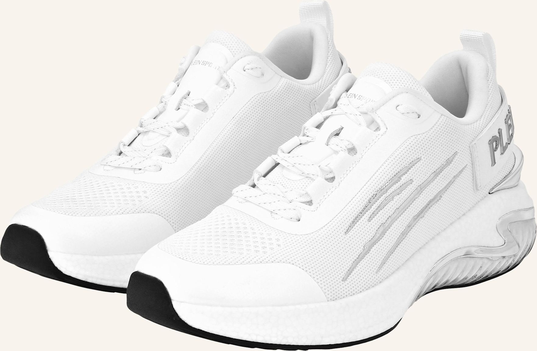 Plein Sport Läufer Sneaker weiss