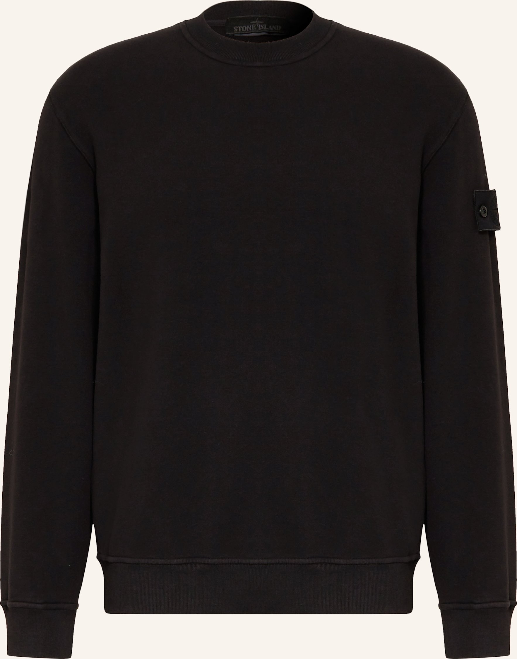 Stone Island Sweatshirt Ghost schwarz