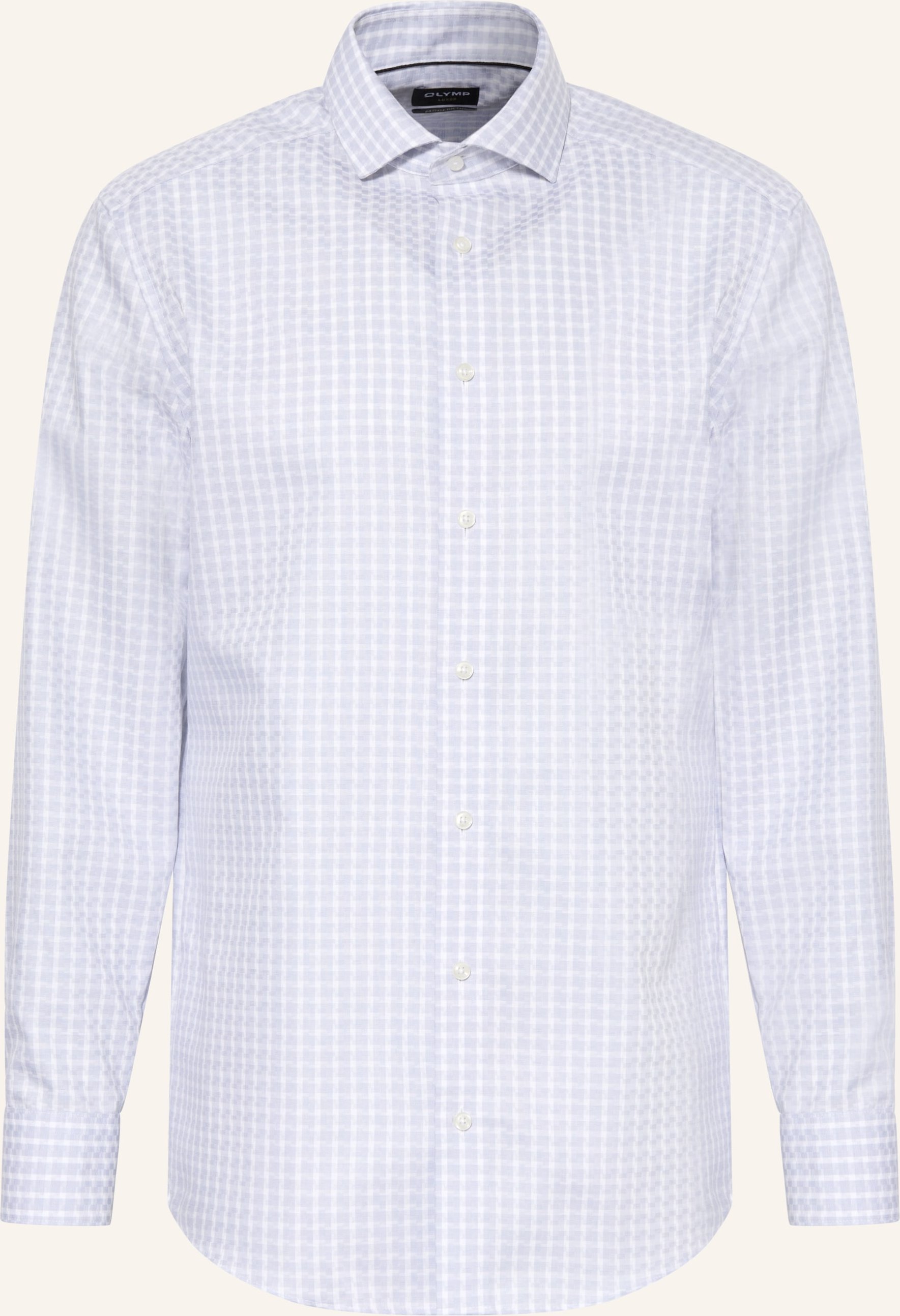 Olymp Hemd Modern Fit silber