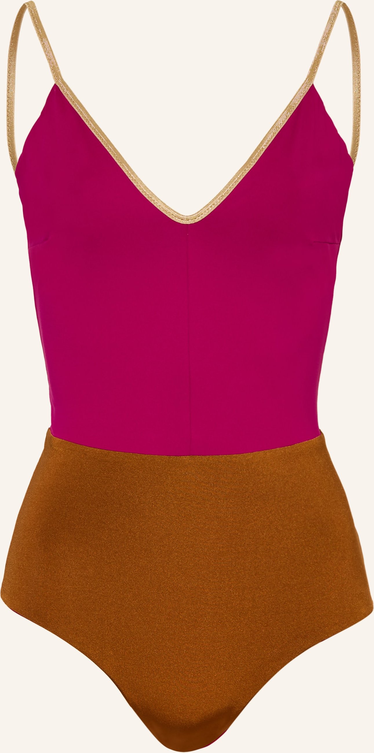 Mymarini Badeanzug Shine Zum Wenden Mit Uv-Schutz 50+ pink